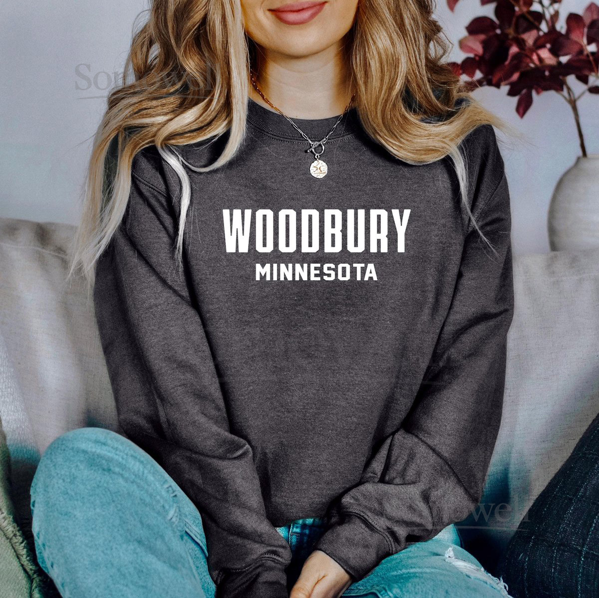 Woodbury Sweatshirt Woodbury Minnesota Crewneck Sweatshirt_962