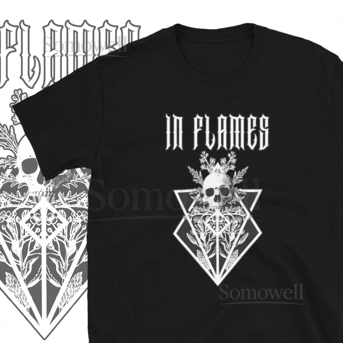 In Flames T-Shirt Melodic Death Metal Clothing_204