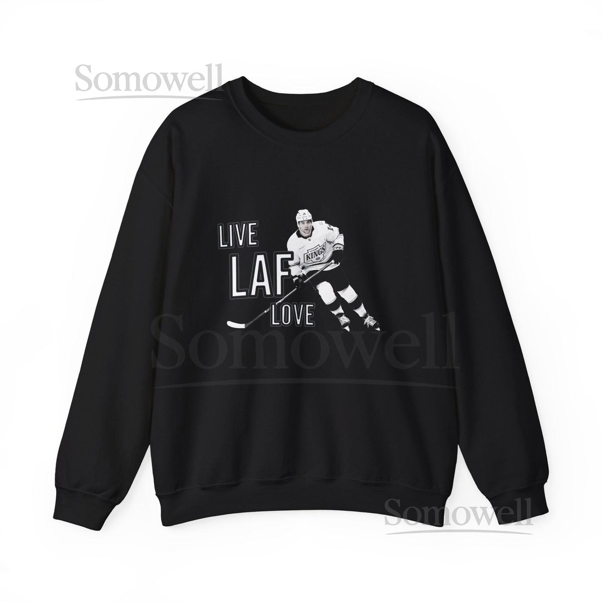 Alex Laferriere LA Kings Live Laf Love Sweatshirt -- Los Angeles Kings Sweatshirt - Unhinged - Unisex Oversized Sweatshirt_6