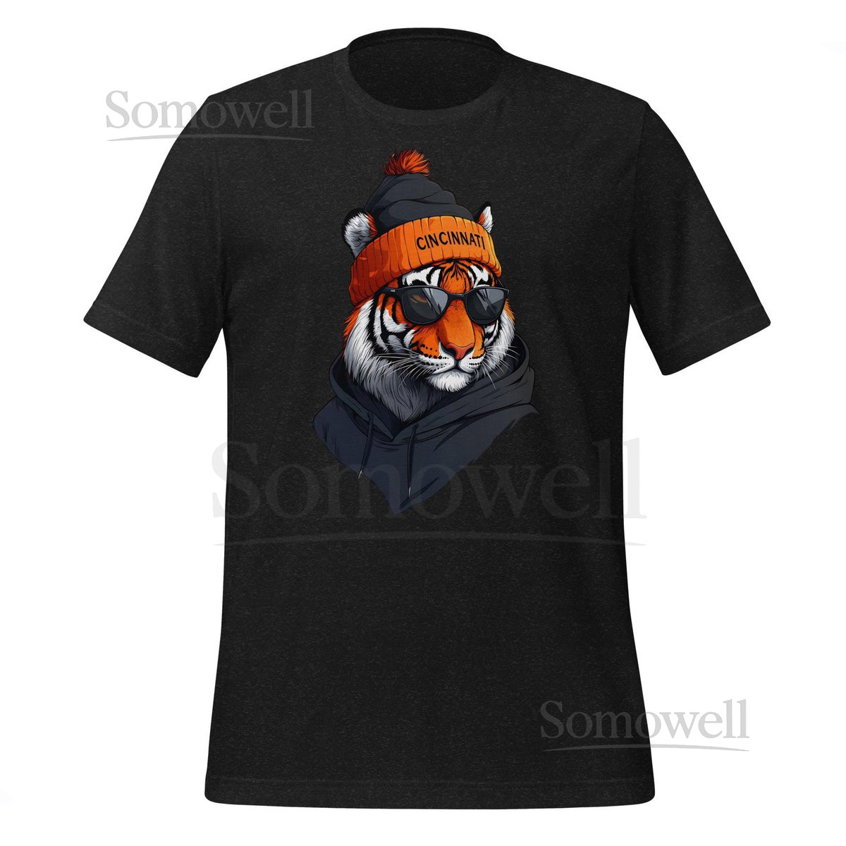 Bengal Tiger Spirit Animal Cincinnati Football Mascot Bella Canvas Unisex t-shirt_196