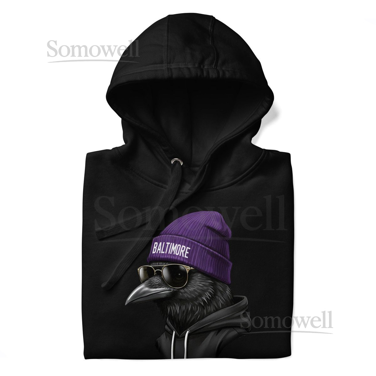 Baltimore Spirit Animal Raven Football Fan Mascot Unisex Hoodie_171