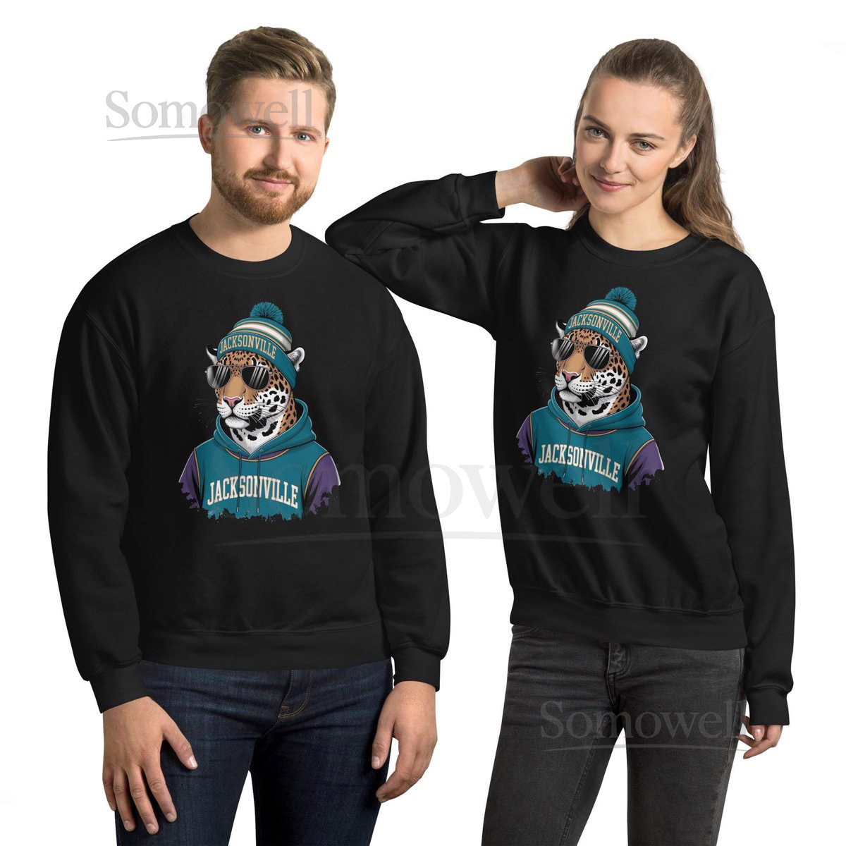 Jacksonville Spirit Animal Jaguar Football Fan Mascot Unisex Swea_685
