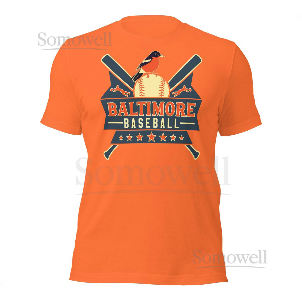 Vintage Baltimore Baseball T-Shirt Retro Sports Fan Apparel_632