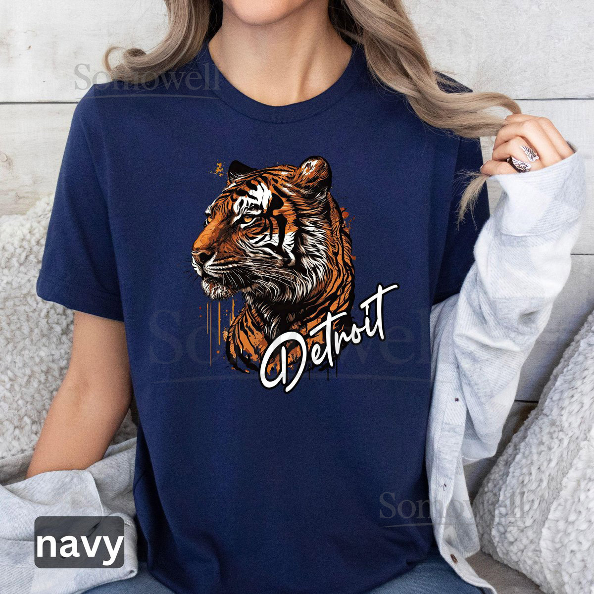 Tigers T-Shirt Graphic Baseball Tee Fall Ball Detroit Baseball Tigers t-shirt Unisex Jersey Short Sleeve_810