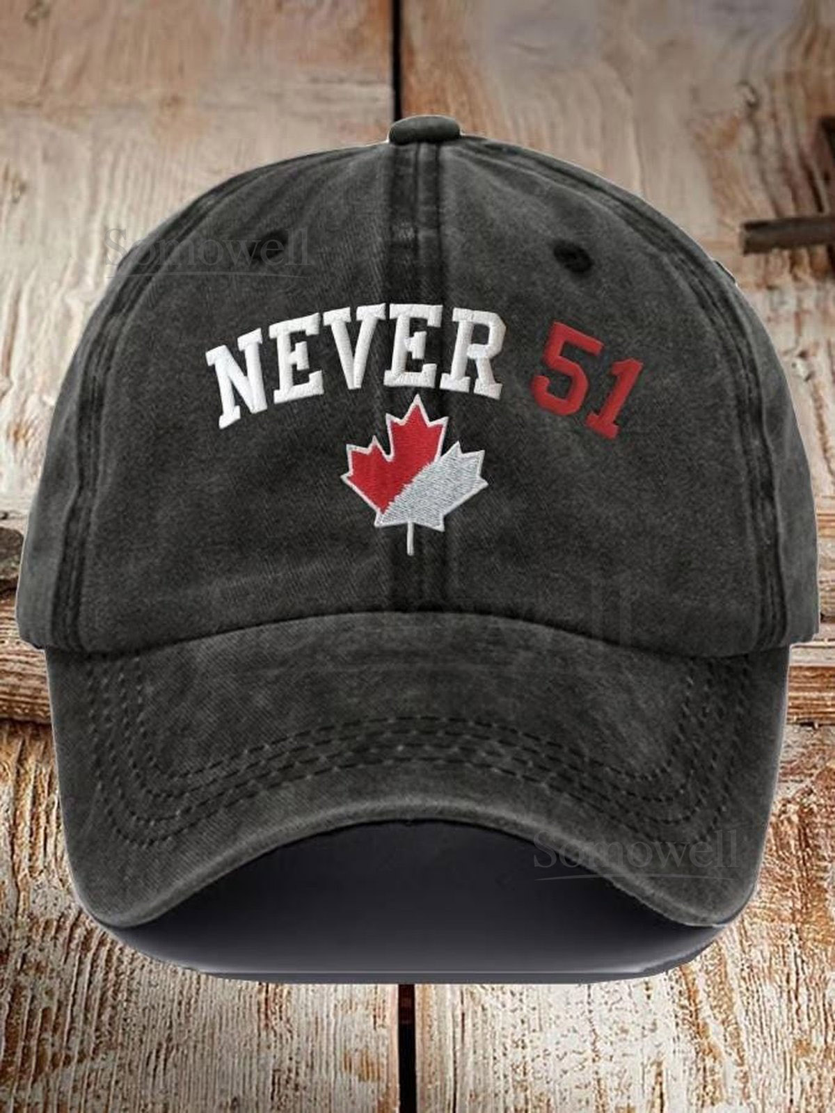 Embroidered Elbows Up Never 51 Cap Canada Pride Hat Canadian Gift Idea Hat Maple Leaf Pride Canada Souvenir Political Statement_79