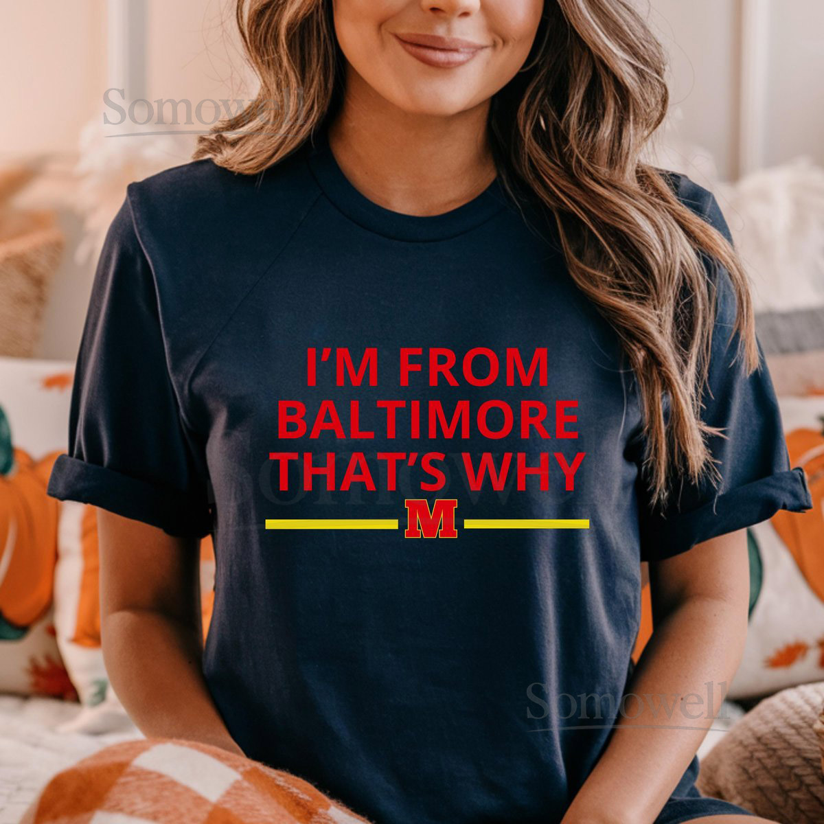 I'm From Baltimore That's Why T-Shirt Maryland Pride Shirt Baltimore Orioles Gift Funny Hometown Graphic Tee Baltimore Gift Idea_343