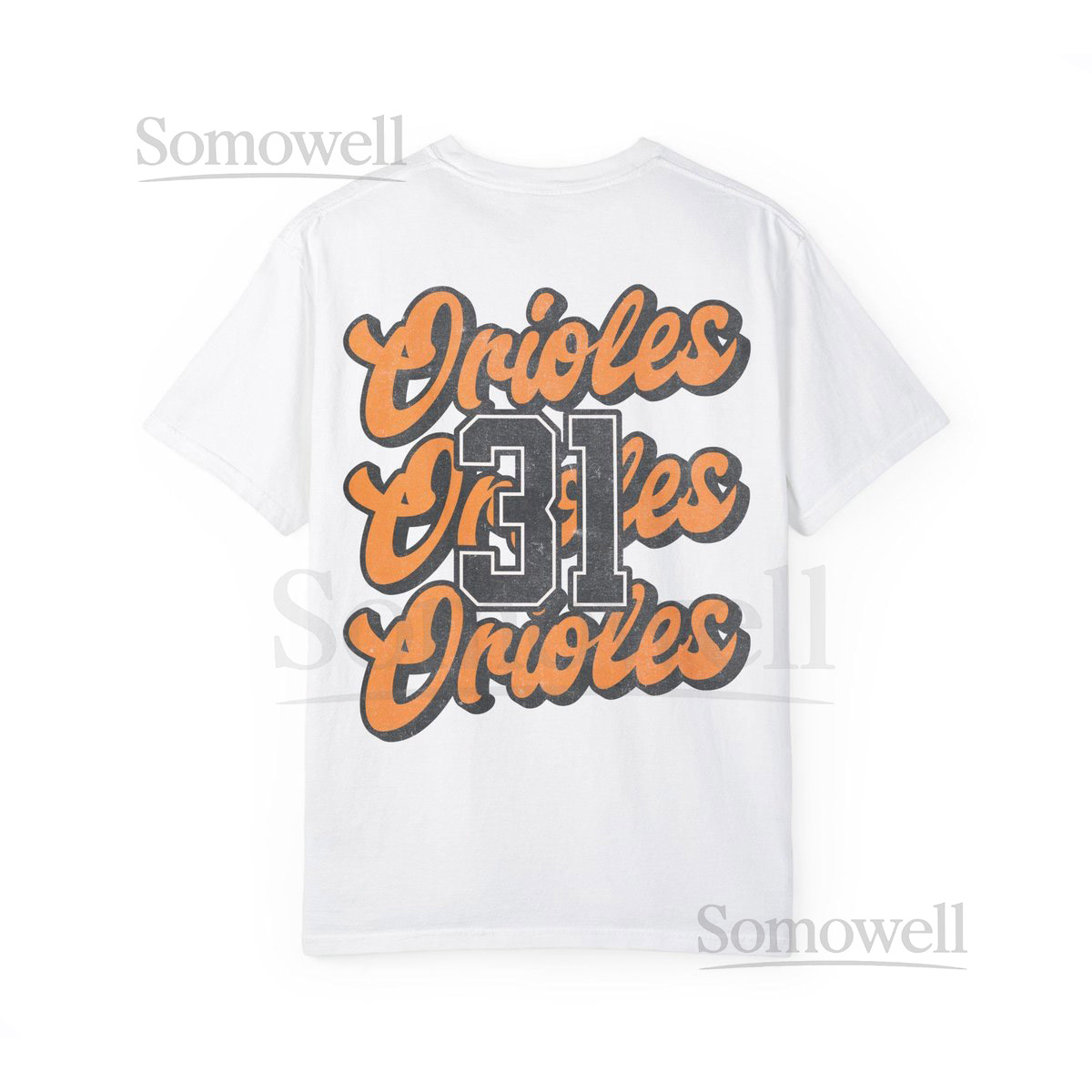 Vintage Orioles T-Shirt Personalized Baseball Shirt Retro Style Tee Customizable MLB Fan Apparel Sports Gift Orioles Game Day_708