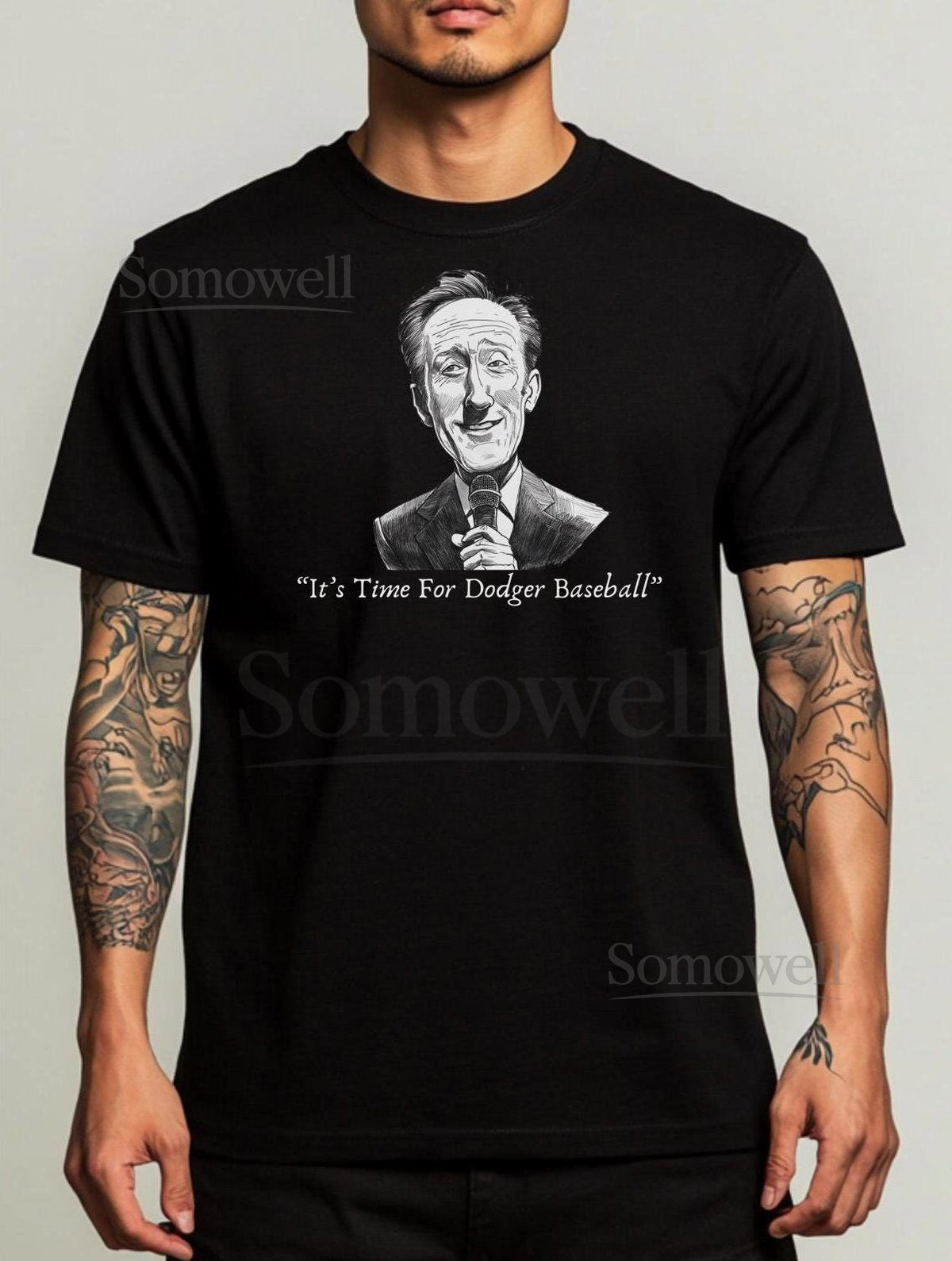 It's Time For Dodger Baseball T-Shirt Vin Scully Quote Shirt ITFDB Shirt It's Time For Dodger Baseball Shirt Gift For LA Dodger Fan_447