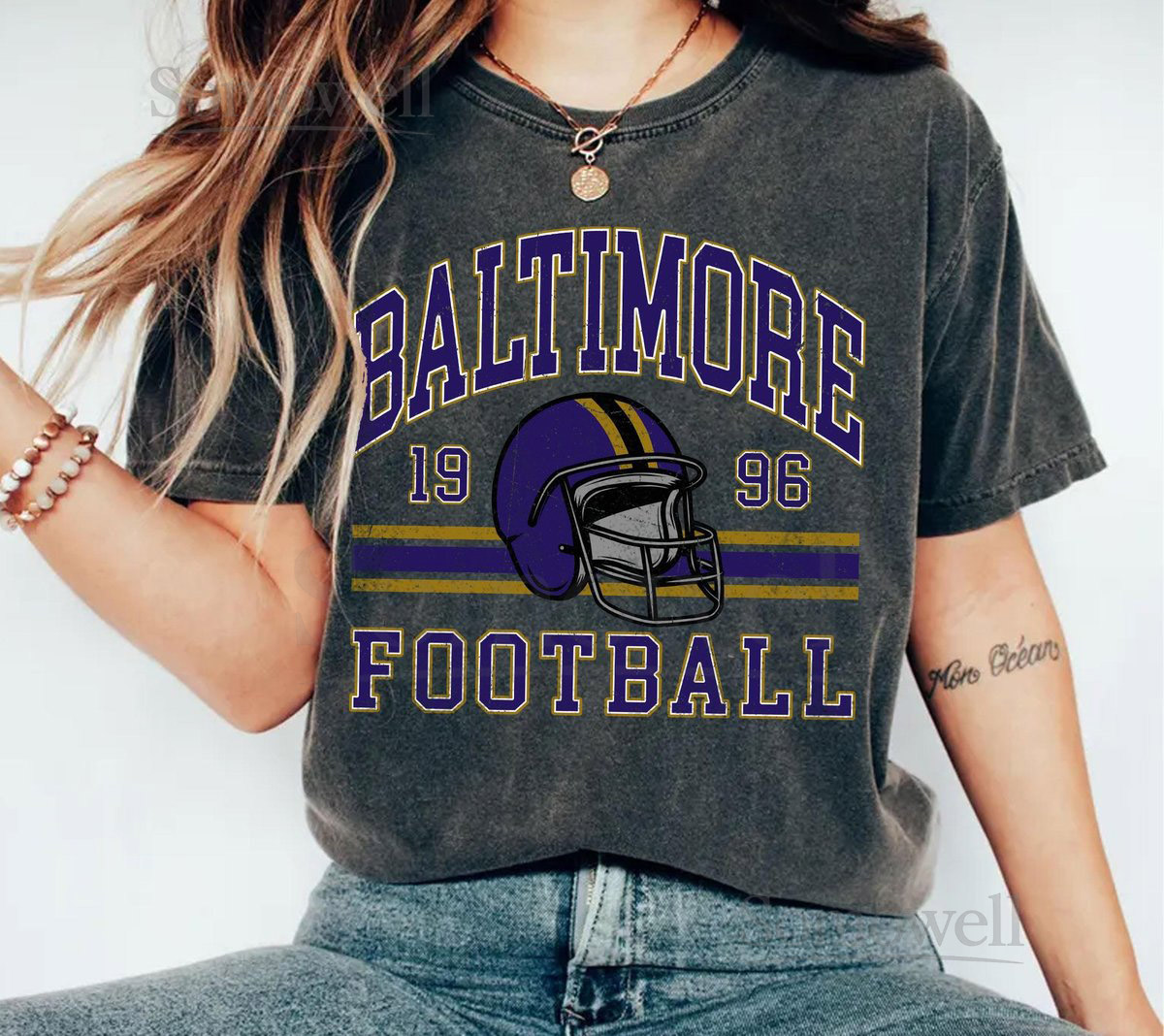 Comfort Colors Vintage 1996 Baltimore Ravens T-shirt Vintage Baltimore Ravens Tshirts Football Tshirtsgift for fan Tshirts_596