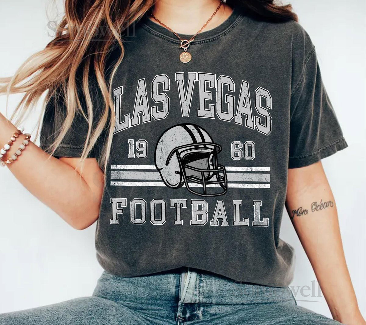 Comfort Colors Las Vegas Football T-shirt Football shirt Las Vegas T-Shirt Football Tee Gift Shirt Football Shirt Vintage Shirt_108
