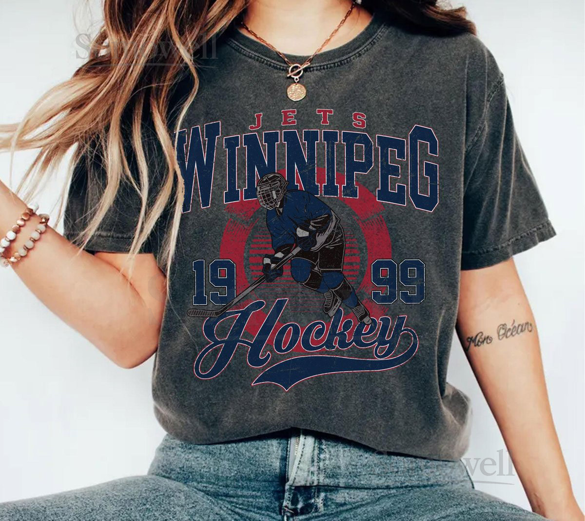 Comfort ColorsVintage Winnipeg Jet Winnipeg Jet T-Shirt Winnipeg T-Shirt Jets T-Shirt Hockey Fan T-Shirt Retro Winnipeg Ice Hockey tee_115