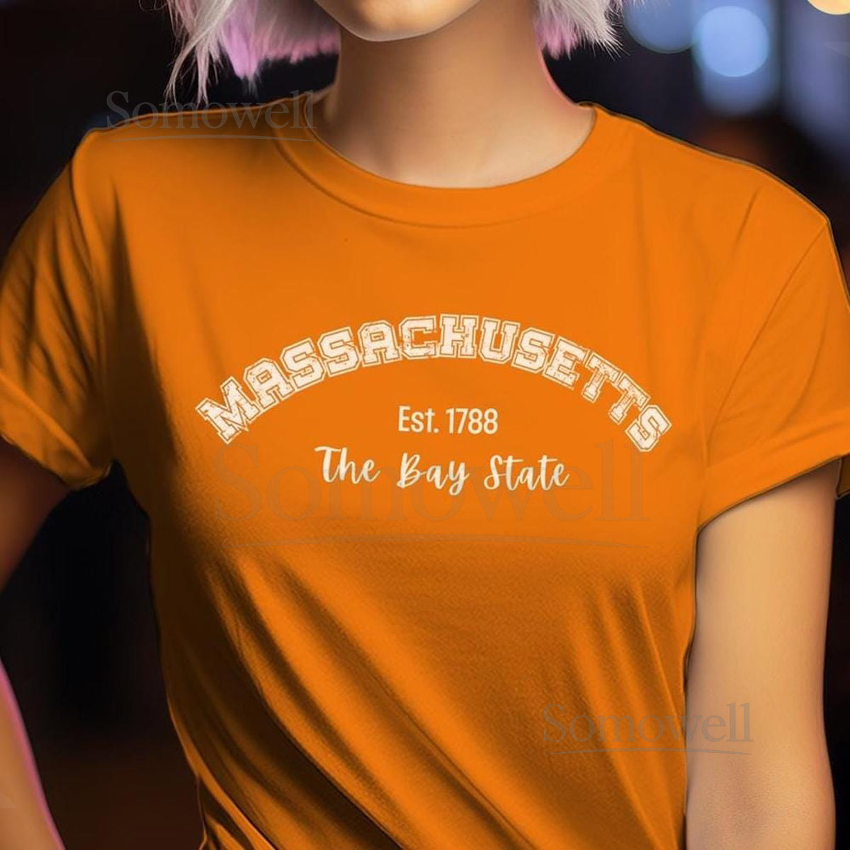 Printed on Comfort Colors 1717 Vintage Massachusetts Tee Retro Tee New England Apparel New England Sports shirt Boston sports shirt_504