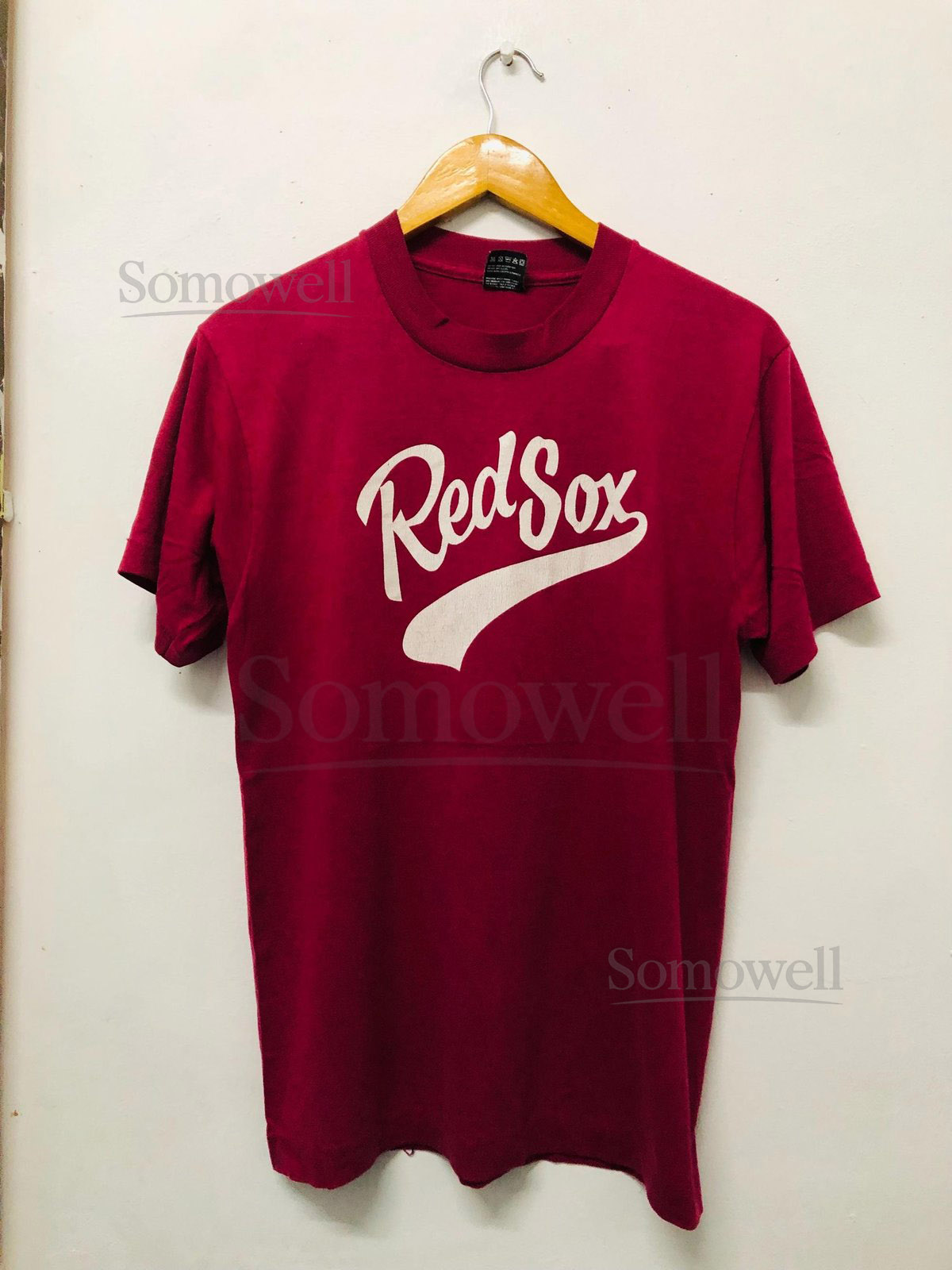 Vintage Original 90s Red Sox T-Shirt Baseball 90s American Sport 90s Streetwear Team Red M_707