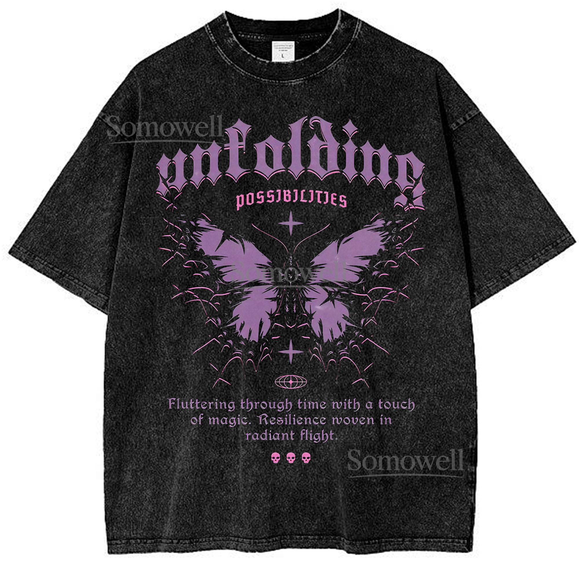Unfolding Possibilities T-Shirt, Butterfly Graphic ,hoodie sweatshirt vintage, Magic and Resilience Print Shirt for Fans, Gift for Dreamers