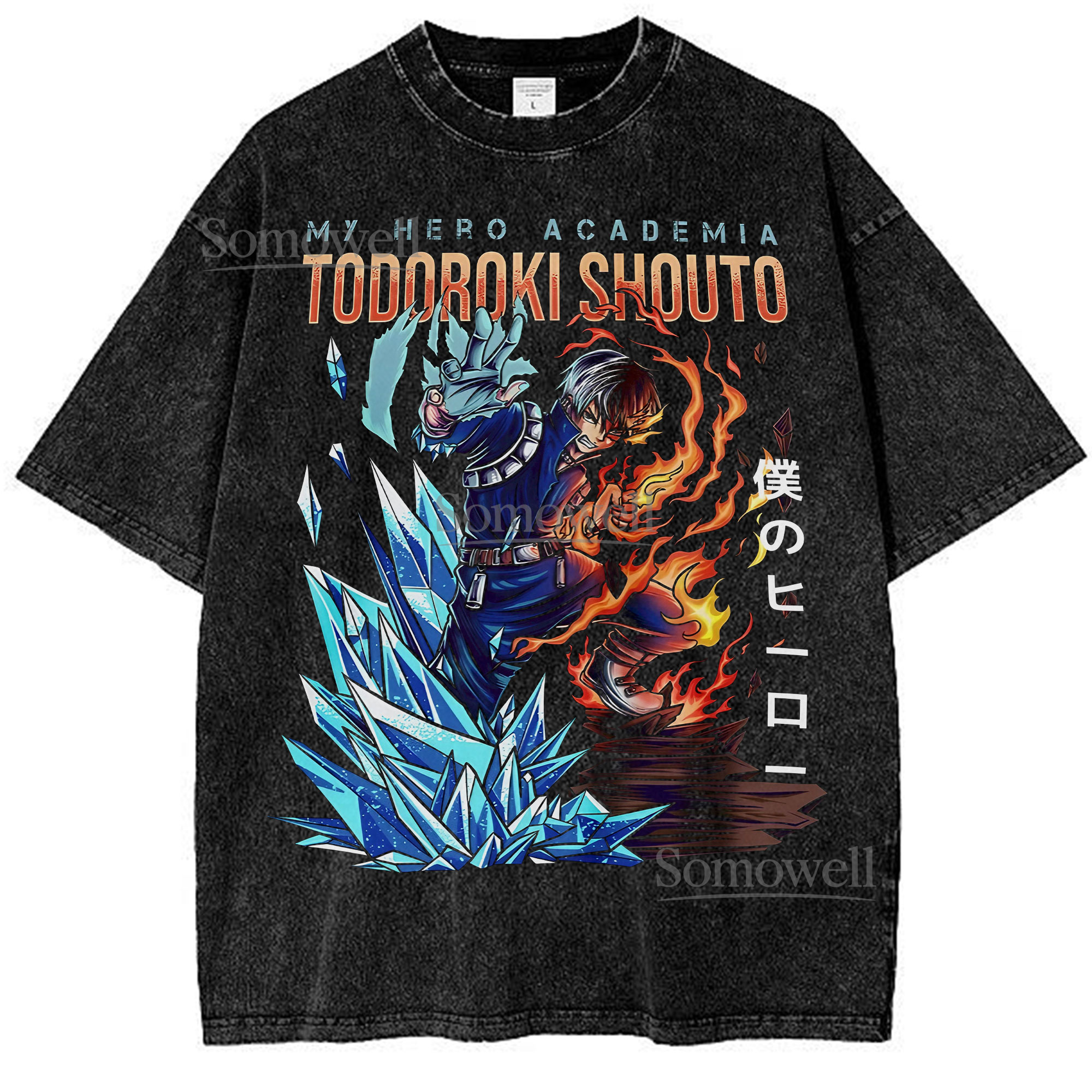 My Hero Academia Todoroki Shoto Anime ,hoodie sweatshirt vintage