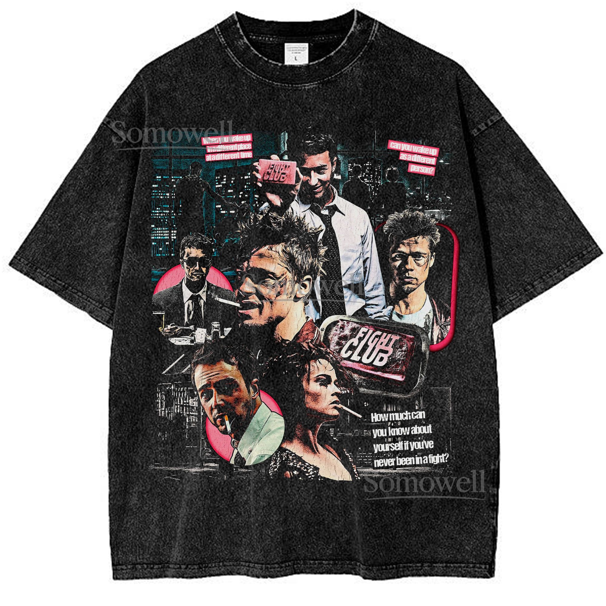 Fight Club Movie Vintage Art Graphic ,hoodie sweatshirt vintage