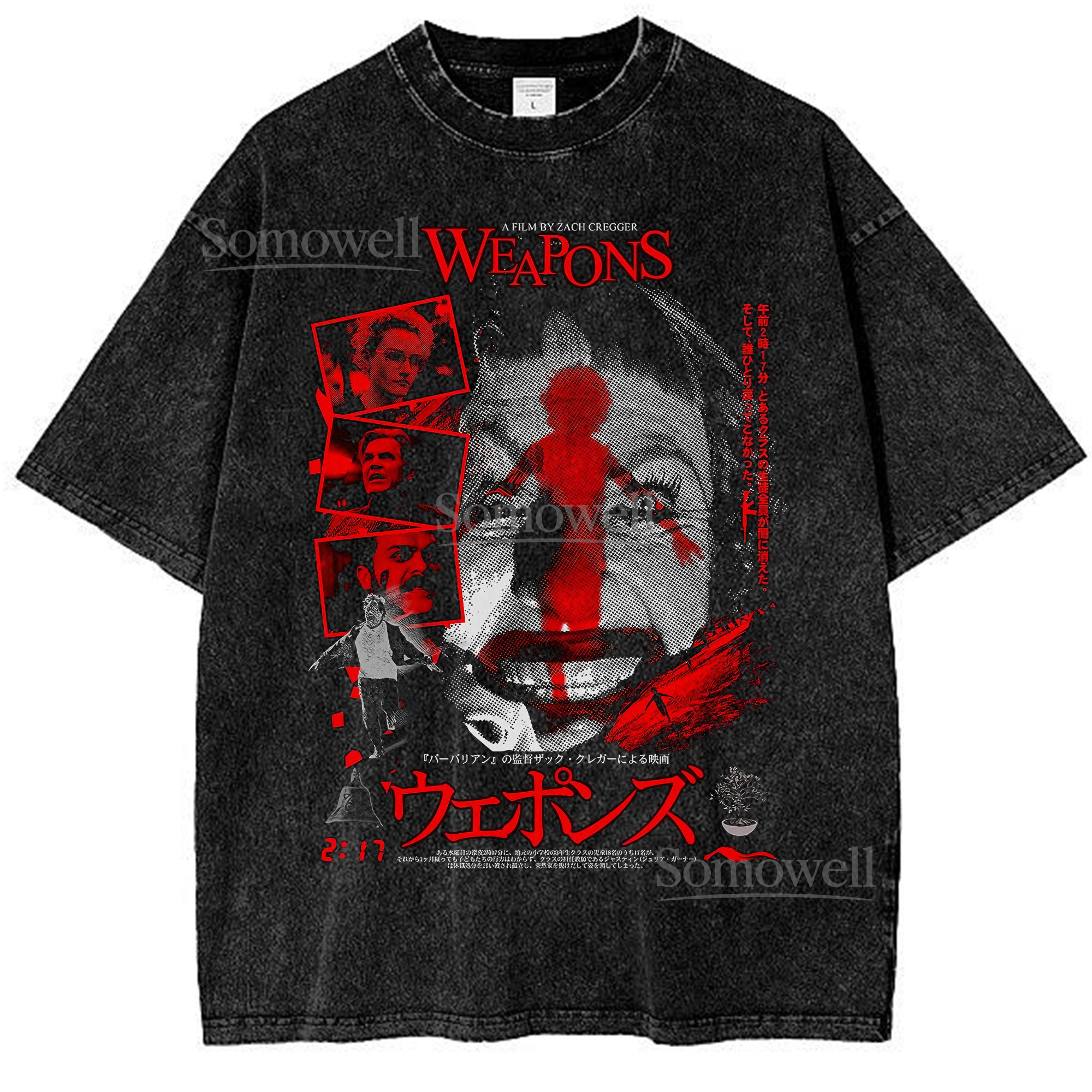 Weapons Horror Movie Japanese Retro Graphic ,hoodie sweatshirt vintage