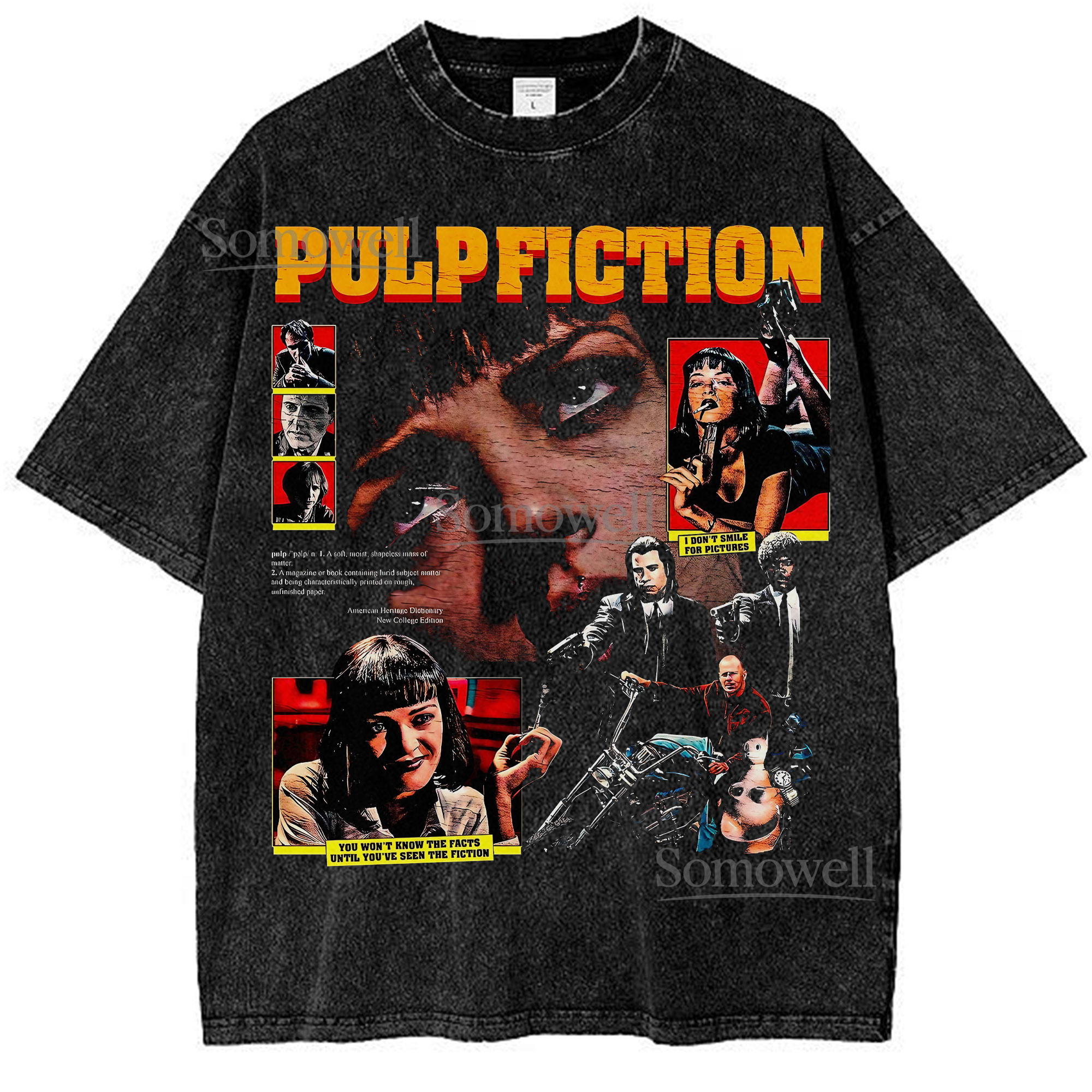 Pulp Fiction Movie Vintage Poster Graphic ,hoodie sweatshirt vintage