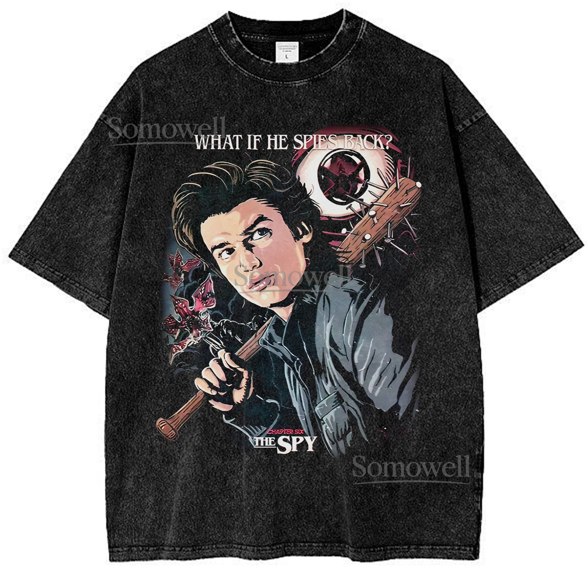 Stranger Things All Creatures Welcome T-Shirt, Upside Down Production Graphic ,hoodie sweatshirt vintage, Vintage Monster Print Shirt for Fans