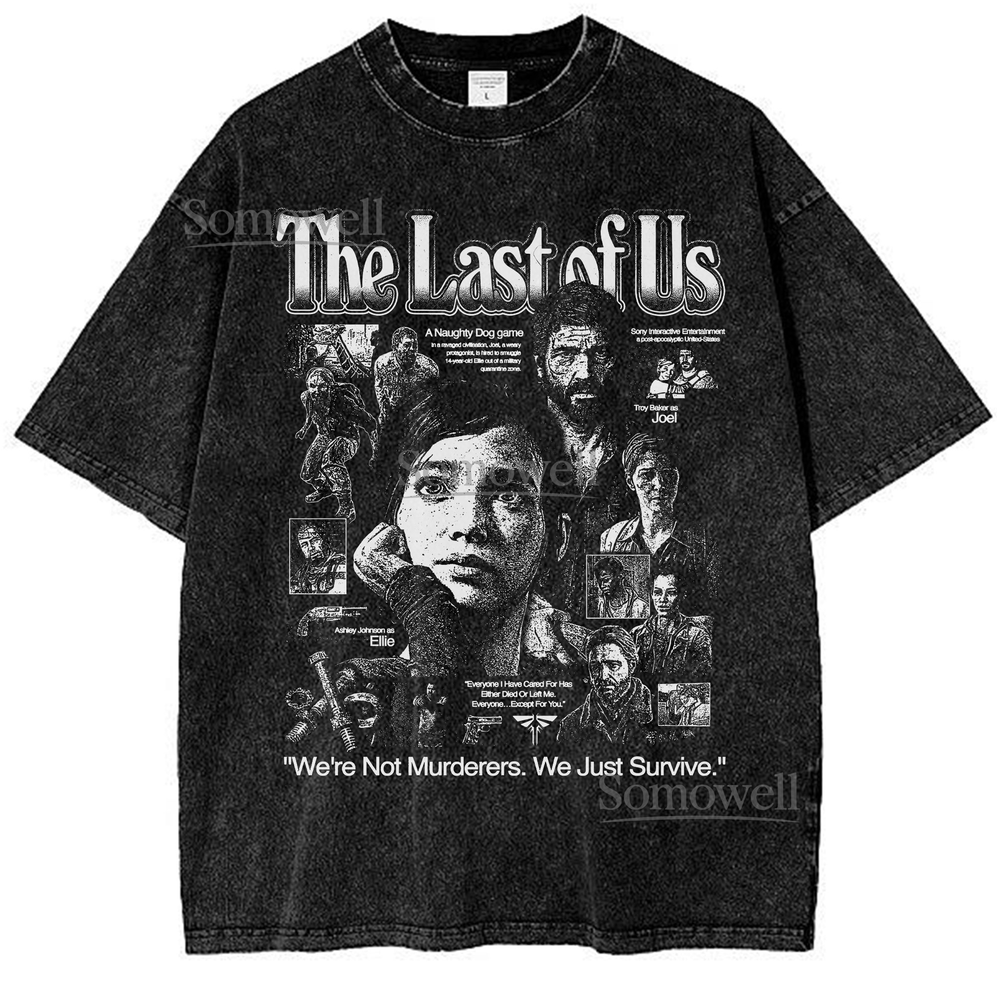 The Last of Us Ellie Joel Survival Game Graphic ,hoodie sweatshirt vintage