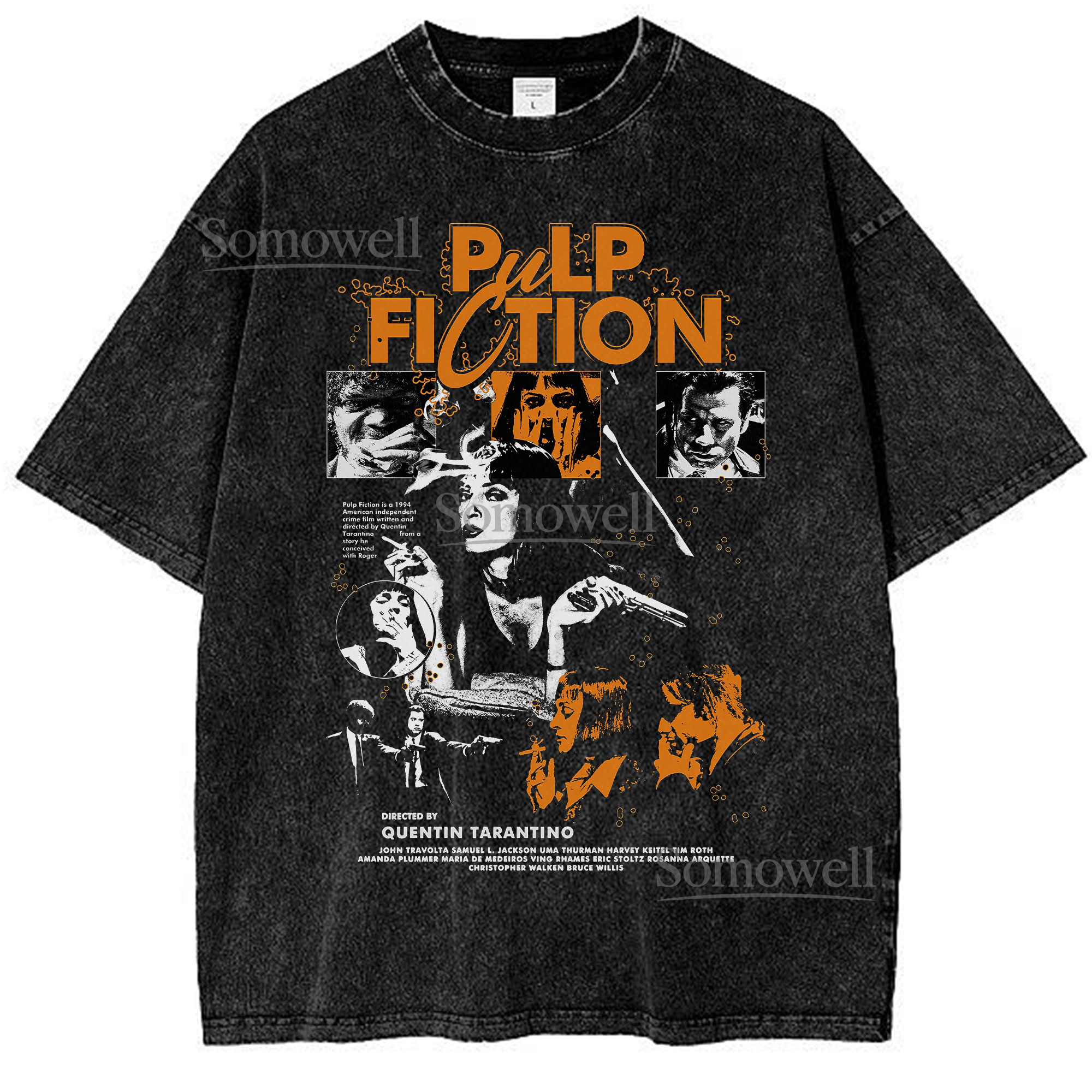 Pulp Fiction Classic Tarantino Film Poster ,hoodie sweatshirt vintage