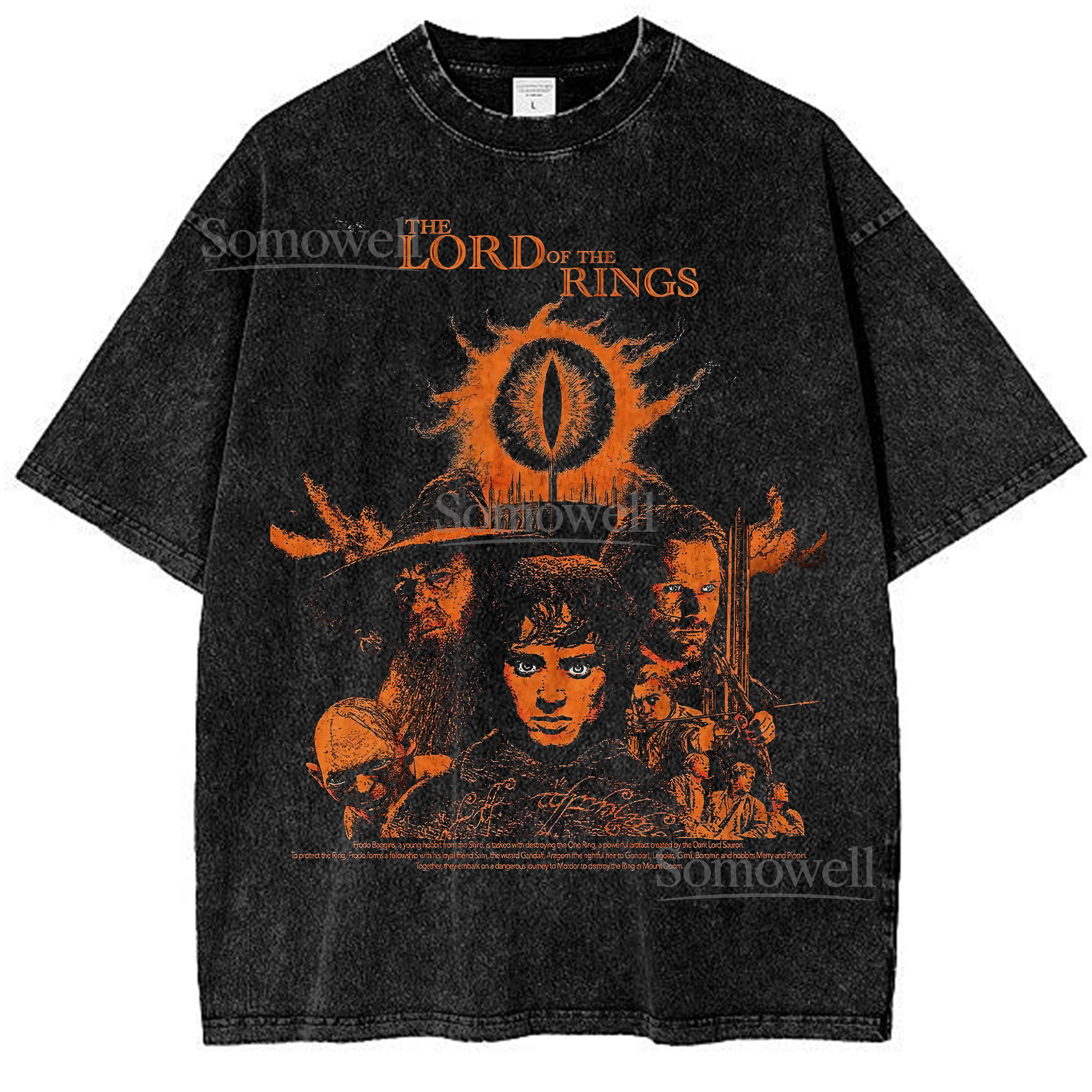 Lord of the Rings Eye of Sauron Fellowship ,hoodie sweatshirt vintage
