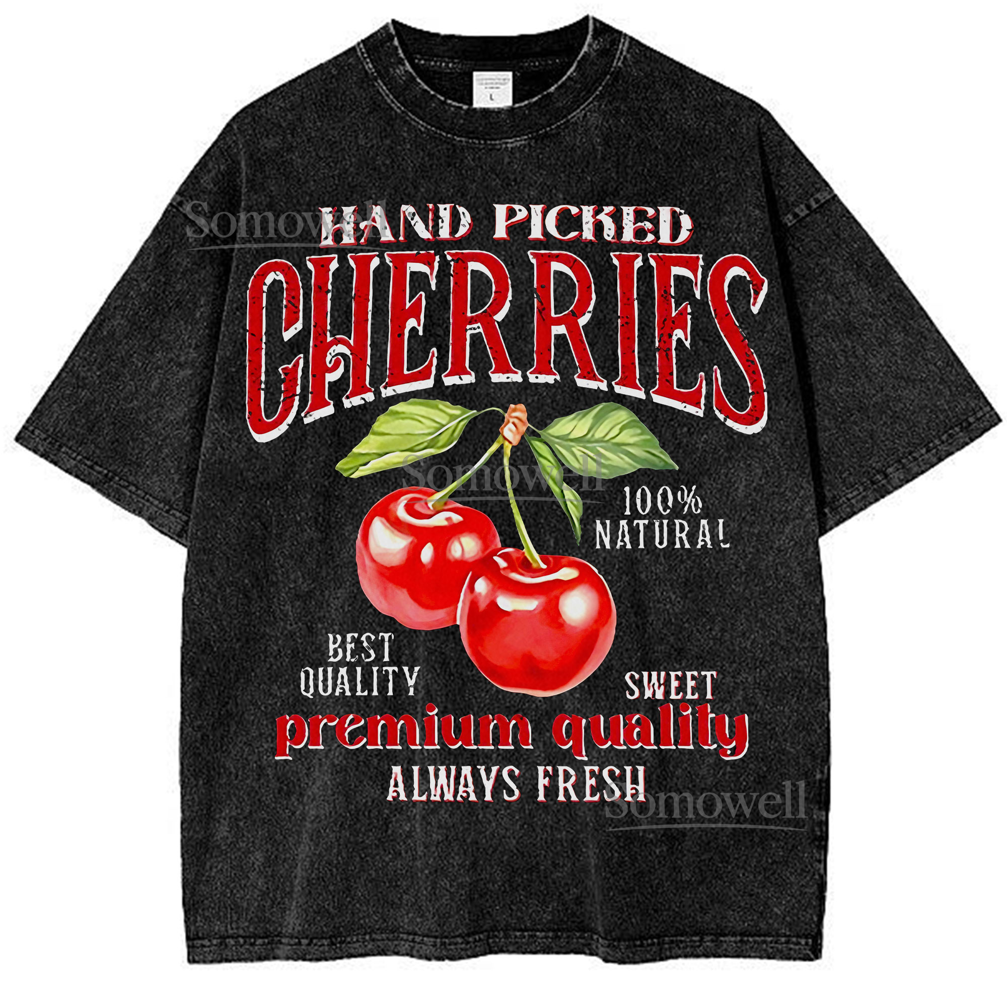 Hand Picked Cherries Fruit Market Fresh ,hoodie sweatshirt vintage