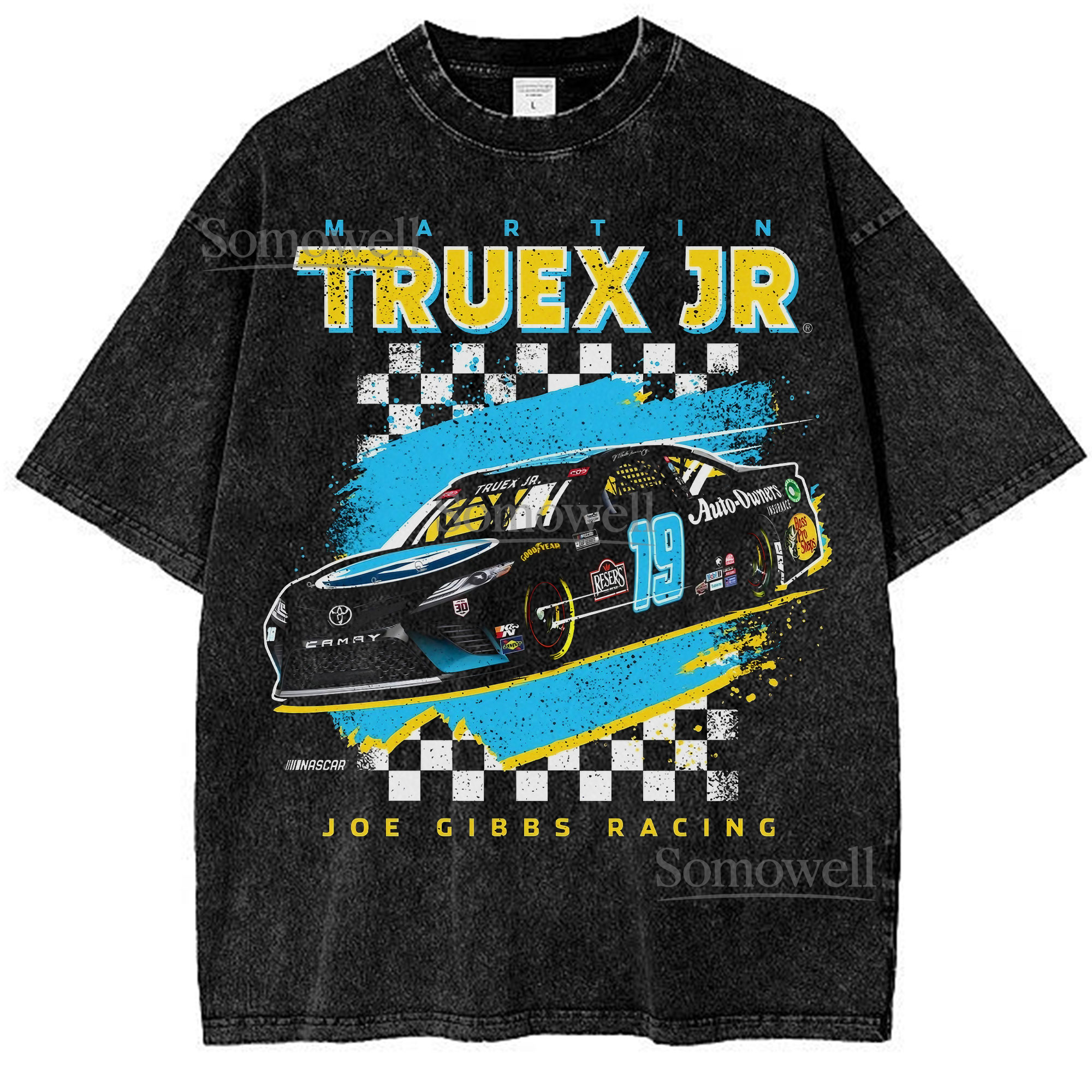 Martin Truex Jr NASCAR T-Shirt, Joe Gibbs Racing 19 Graphic ,hoodie sweatshirt vintage, Racing Car Print Shirt for Fans, Gift for NASCAR Enthusiasts