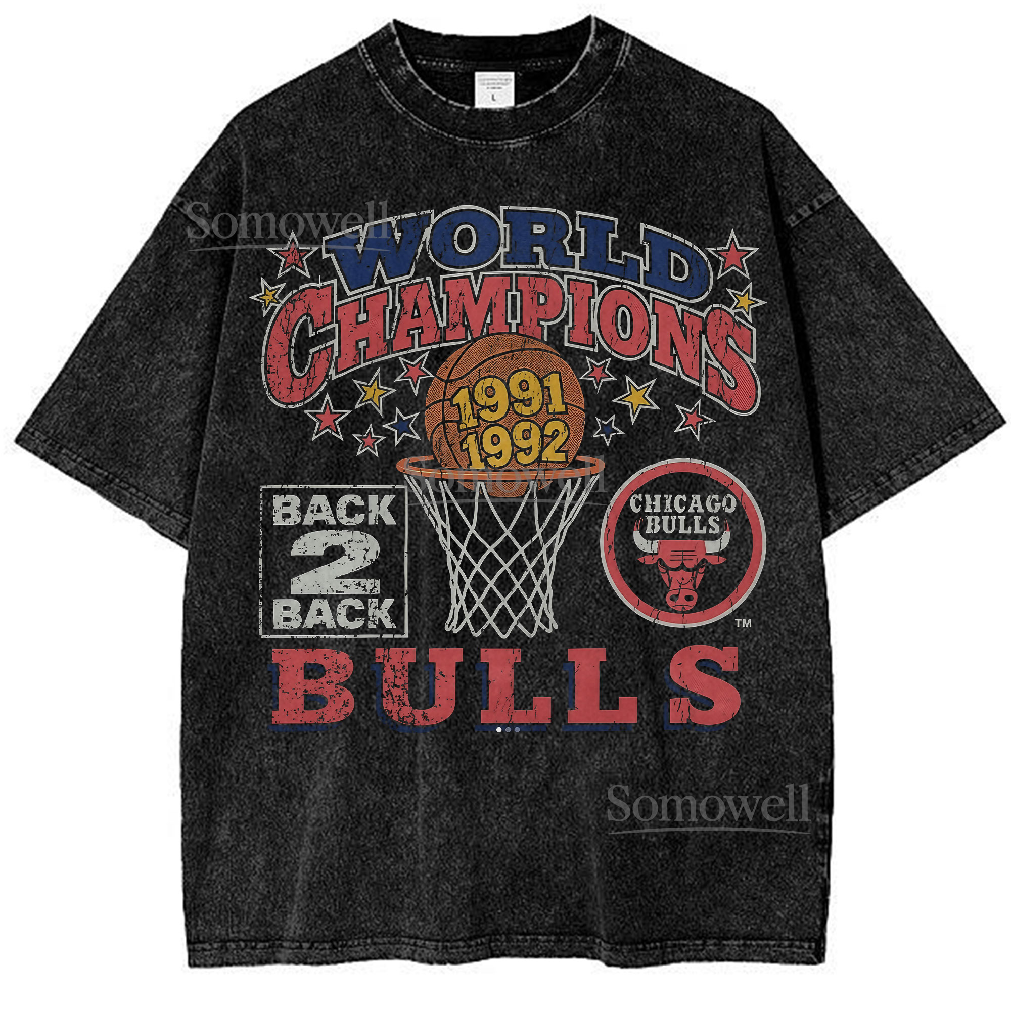 Chicago Bulls World Champions 1991 1992 Basketball ,hoodie sweatshirt vintage