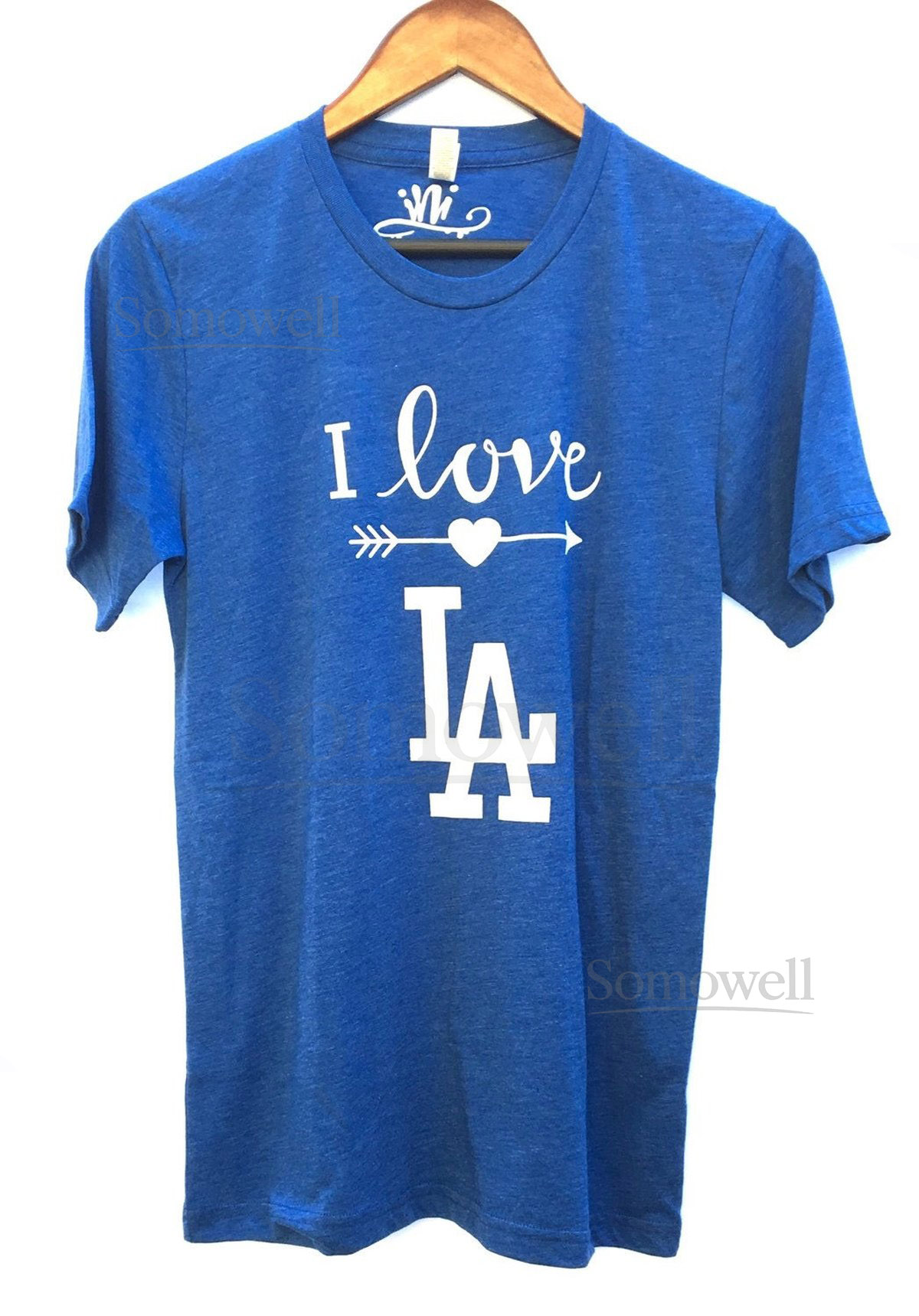 LA T-shirt. Love LA Unisex T-shirt. Dodgers T-shirt. Baseball T-shirt. Gift Friendly_560