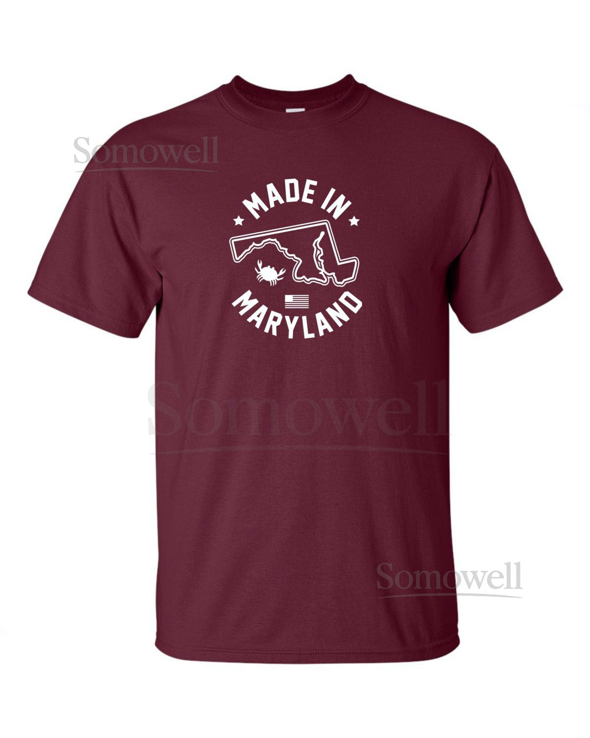New quotMade In Marylandquot T-Shirt Choose From Over 30 Shirt Colors 15 Print Colors Available in Sizes S-4XL 6.0 oz 100 Cotton_476