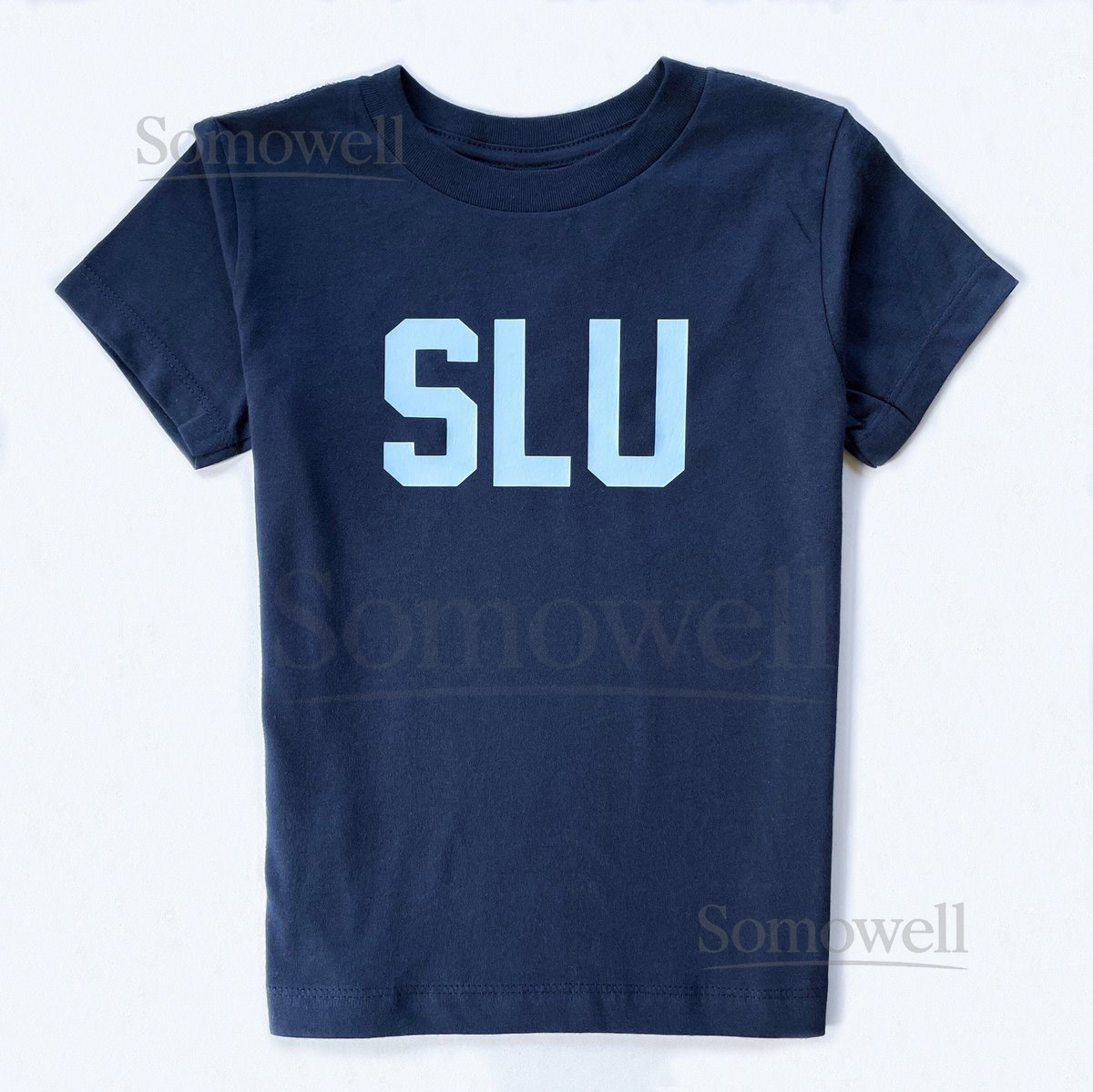 SLU KIDS TEE - Saint Louis University Children's T Shirt - St. Louis U Sweatshirt - Francis Xavier College Church Print - Billikens Gifts_483