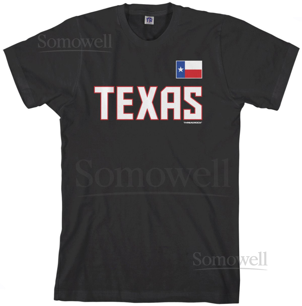 Team Texas Men's T-shirt Texan Lone Star State Flag Houston Dallas Austin San Antonio - T_854