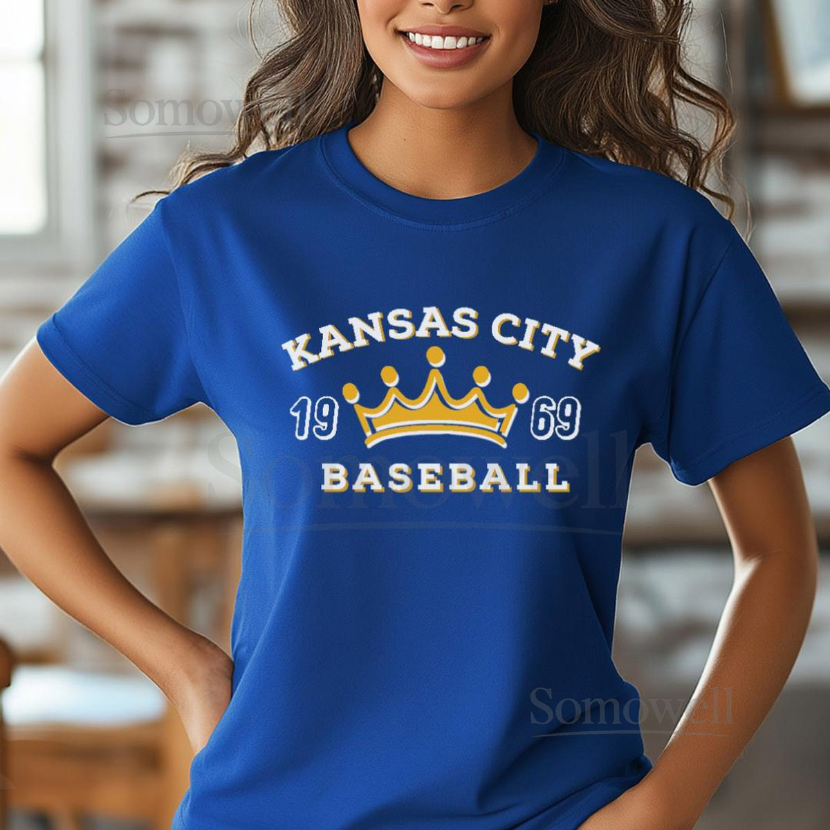 Kansas City Royals Unisex Crewneck Baseball Fan T-Shirt_437