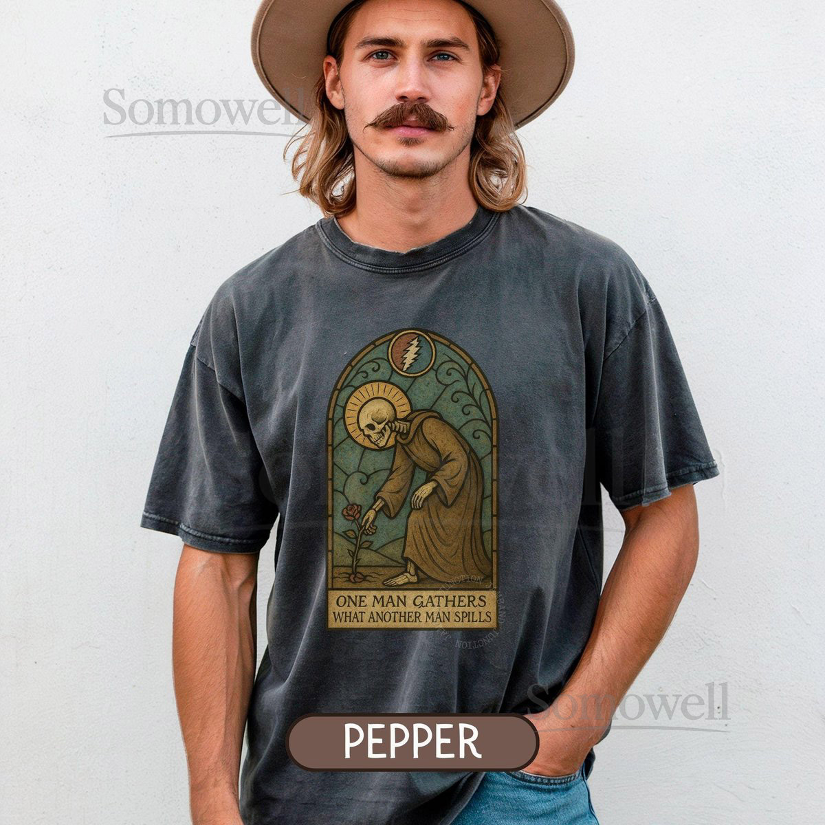 Grateful Dead St Stephen T-Shirt Shakedown Lot Comfort Colors Tee_489