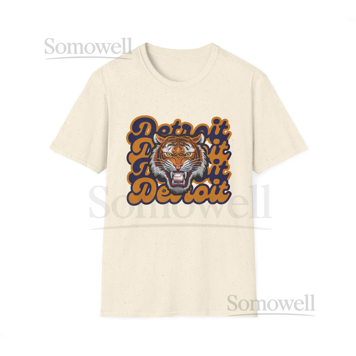 Detroit Baseball Soft Style Unisex T-Shirt Tigers Baseball Tee Father's Day and Mother's Day Gift Baseball Fan Shirt Detroit Tigers_136