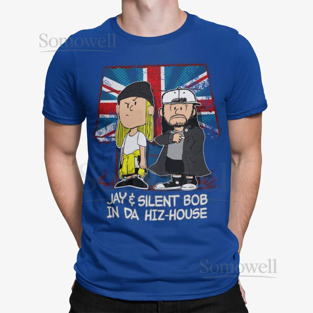 Jay Silent Bob T-Shirt Kevin Smith Official UK Exclusive Cult Movie Tee_456