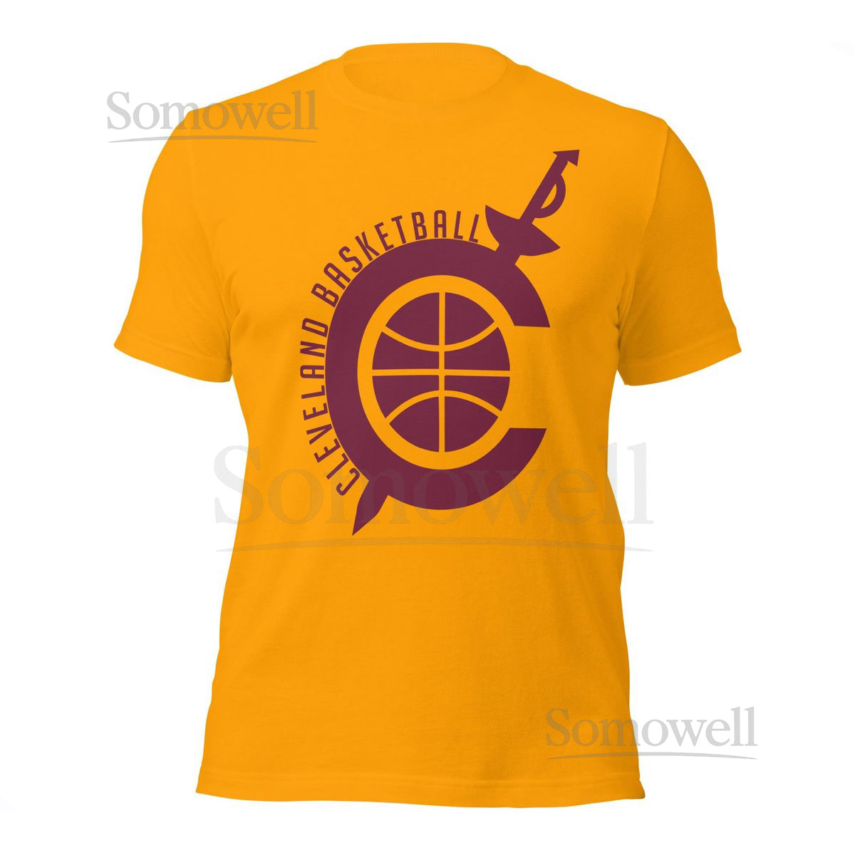 Cleveland Basketball T-Shirt Crew Neck Vintage CLE Sports Fan Gift Sports Apparel_273