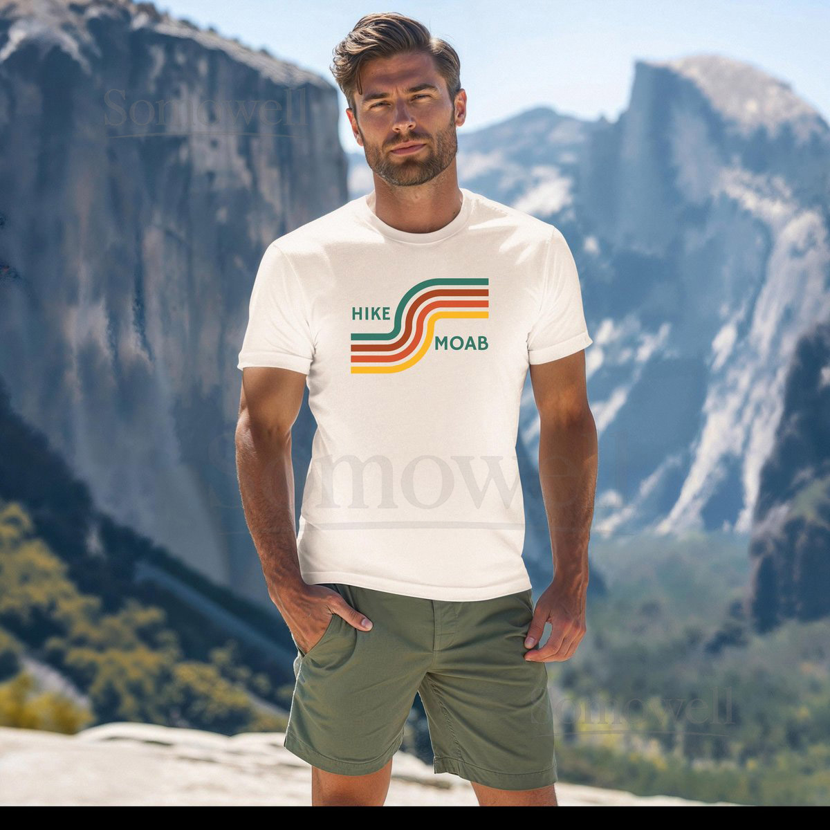 Unisex Moab Utah TShirt Retro Hike Moab T-Shirt Nature Lover Tee Hiking Gift Outdoor Moab Utah Shirt Travel Apparel Utah Hiking TShirt_591