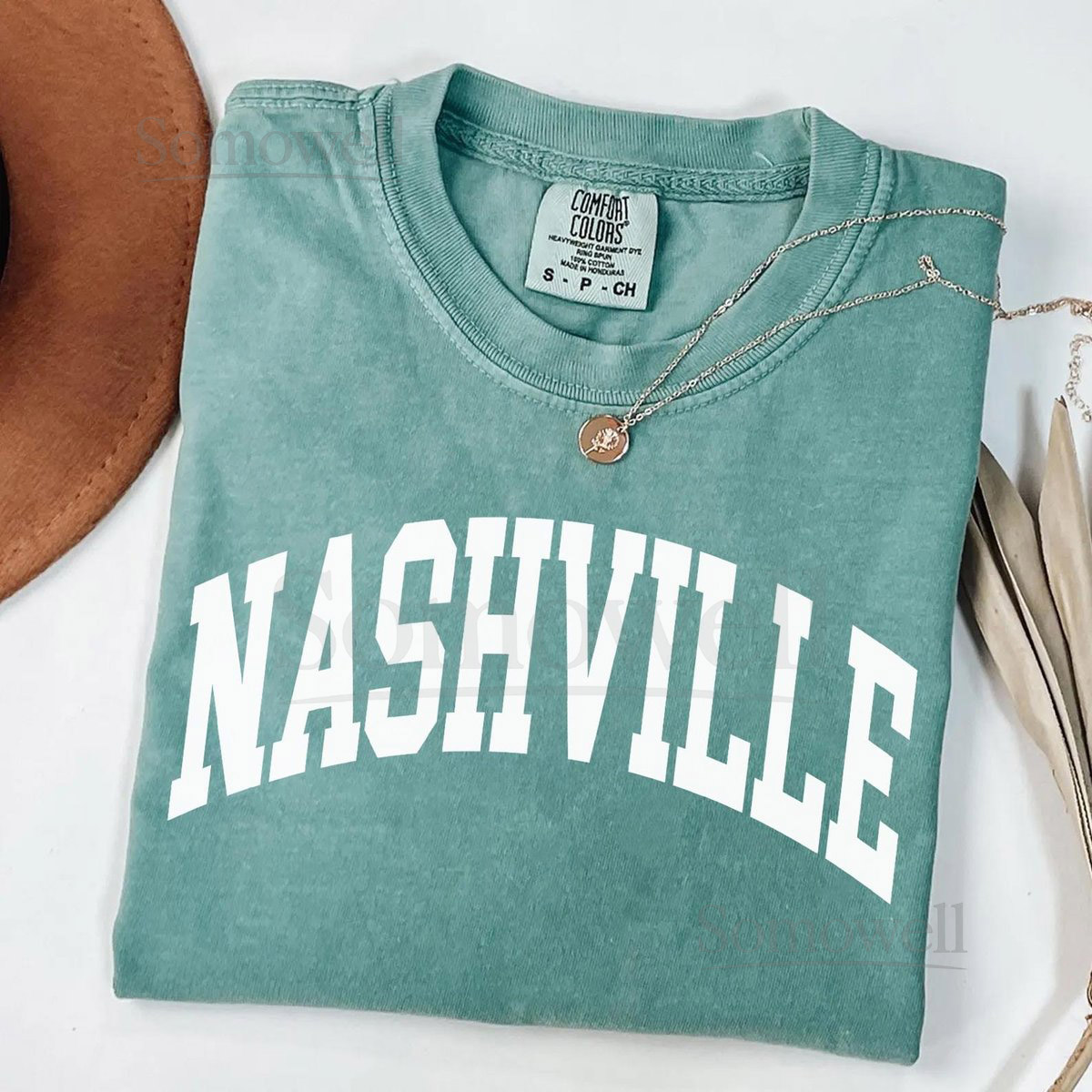 Comfort Colors Nashville Shirt - Vintage Unisex Tee Tennessee State Pride Top Retro Nashville Tshirt Nashville Gift Nashville_96