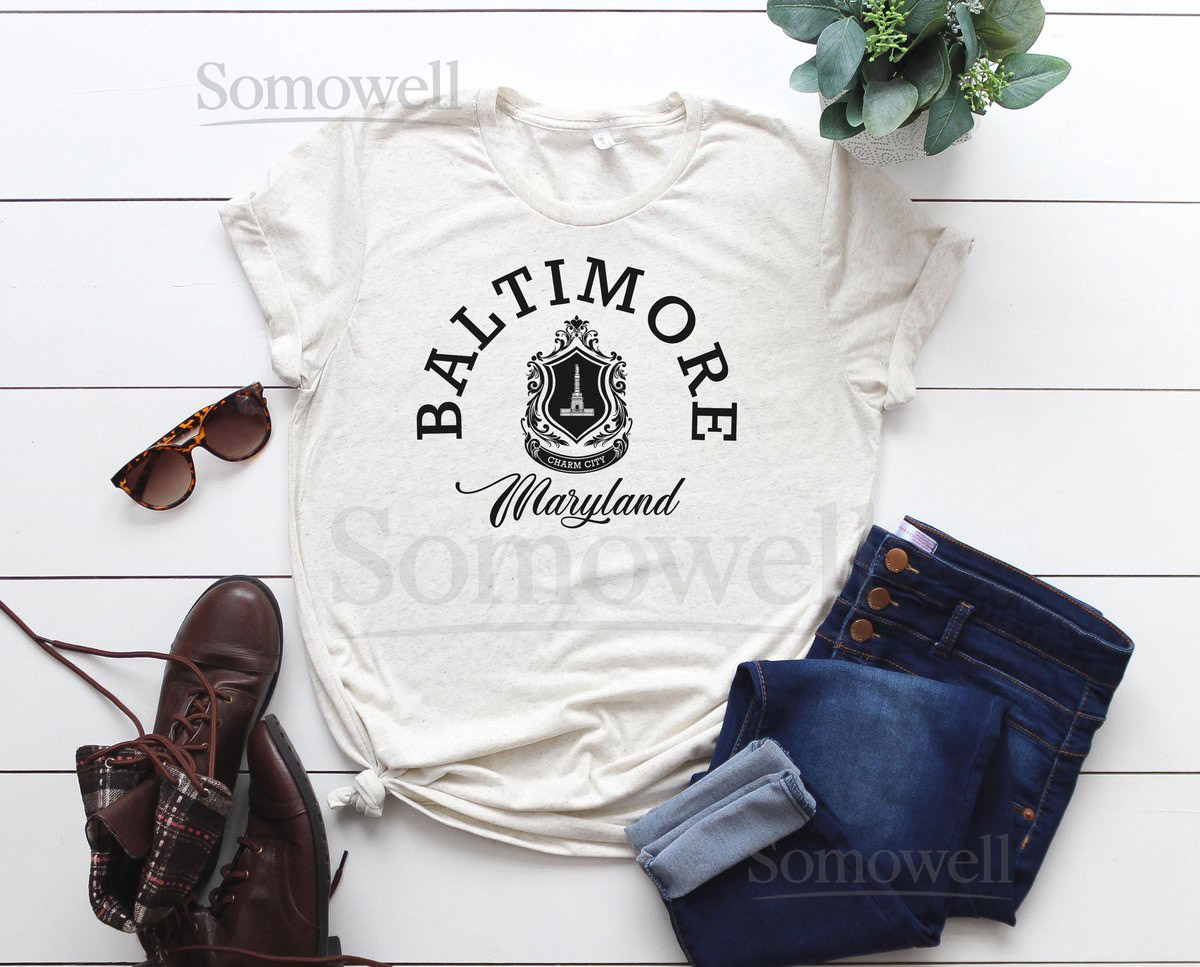 Baltimore Tee Baltimore Shirt Maryland Baltimore Baltimore gift Baltimore fans Baltimore home Maryland state_126