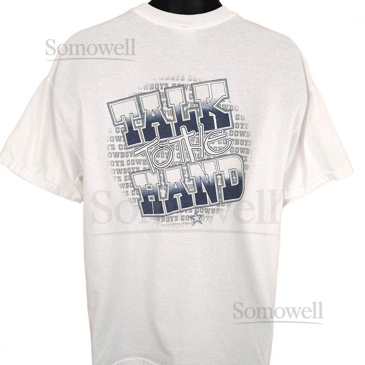 Vintage Dallas Cowboys T Shirt Mens Size XL White 90s Y2K NFL Football_546