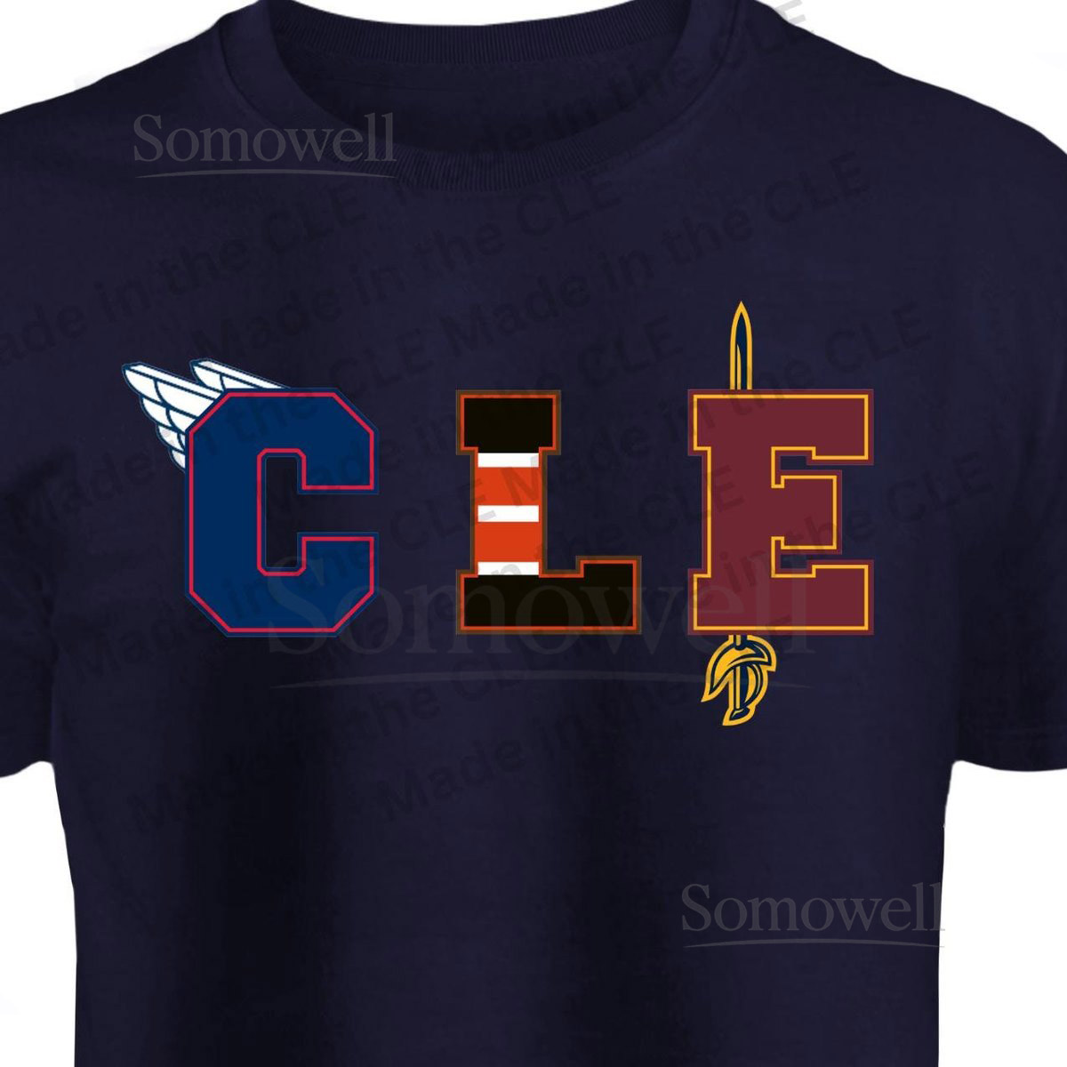 CLE Sports Teams T-Shirt with Guardians_255