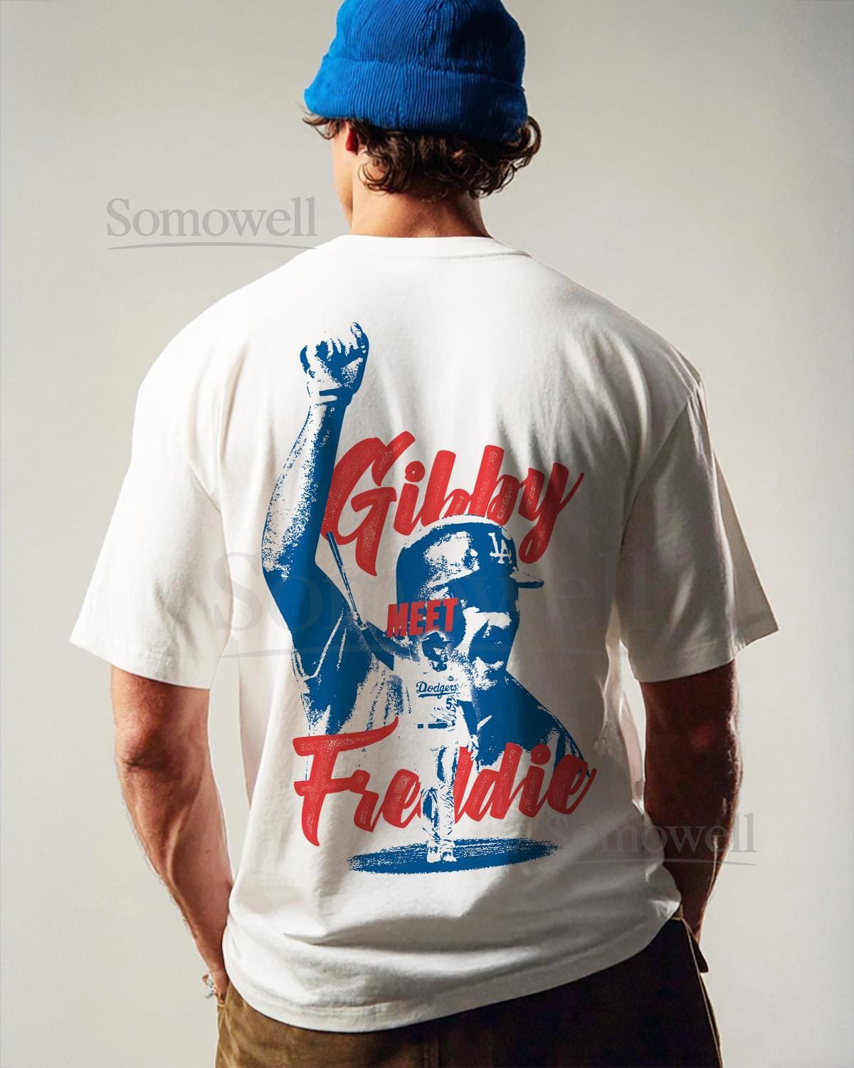 Dodgers Gibby Meet Freddie T-Shirt 2024 Championship Tee_321