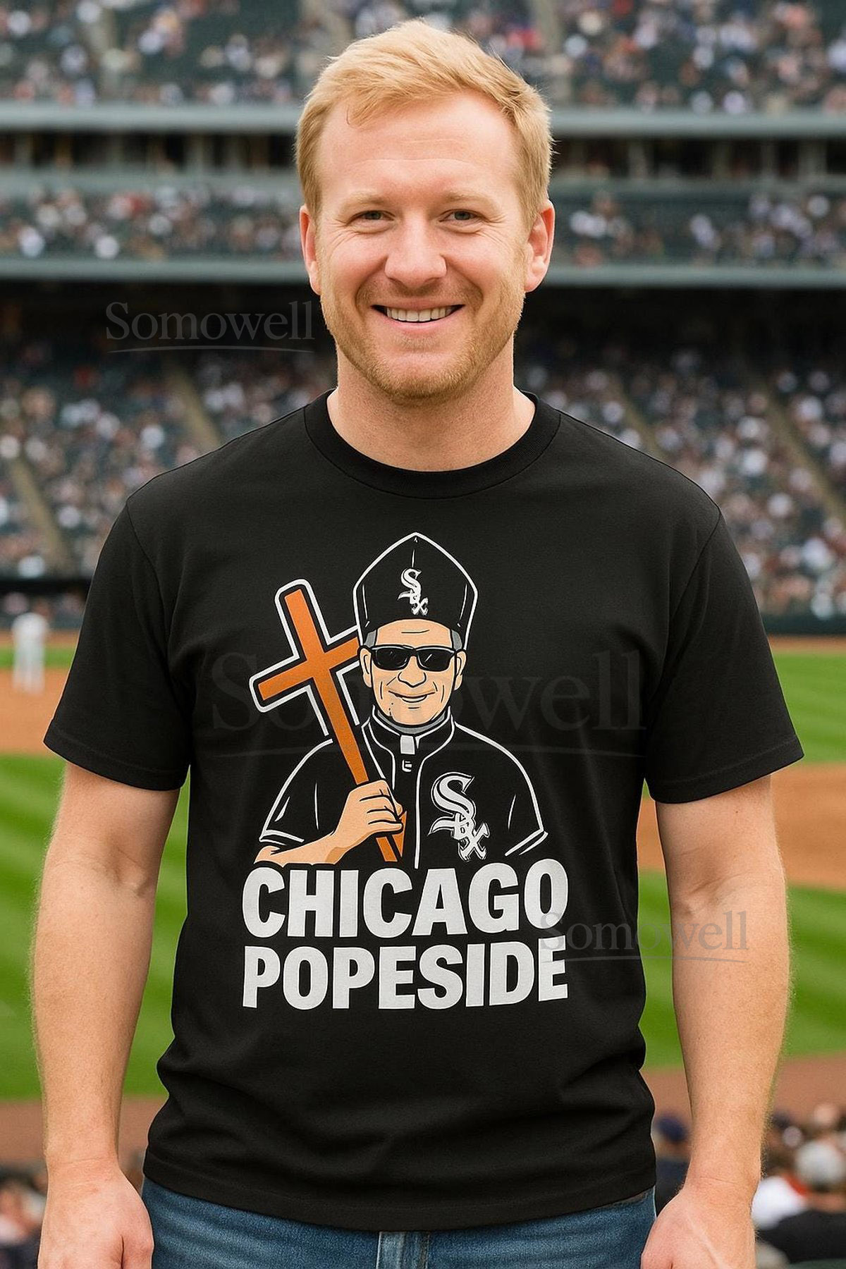 Chicago Popeside TShirt Unisex Chicago White Sox Pope Leo XIV TShirt Pope Robert Prevost Shirt Pope Leo TShirt Chicago Pope Leo XIV Shirt_223