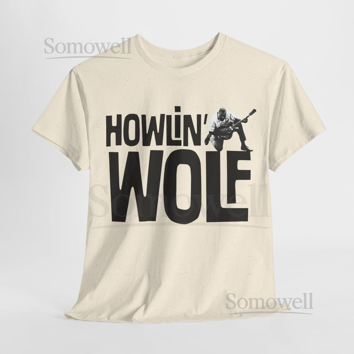 Howlin' Wolf Graphic Tee Unisex Heavy Cotton Music Shirt_208
