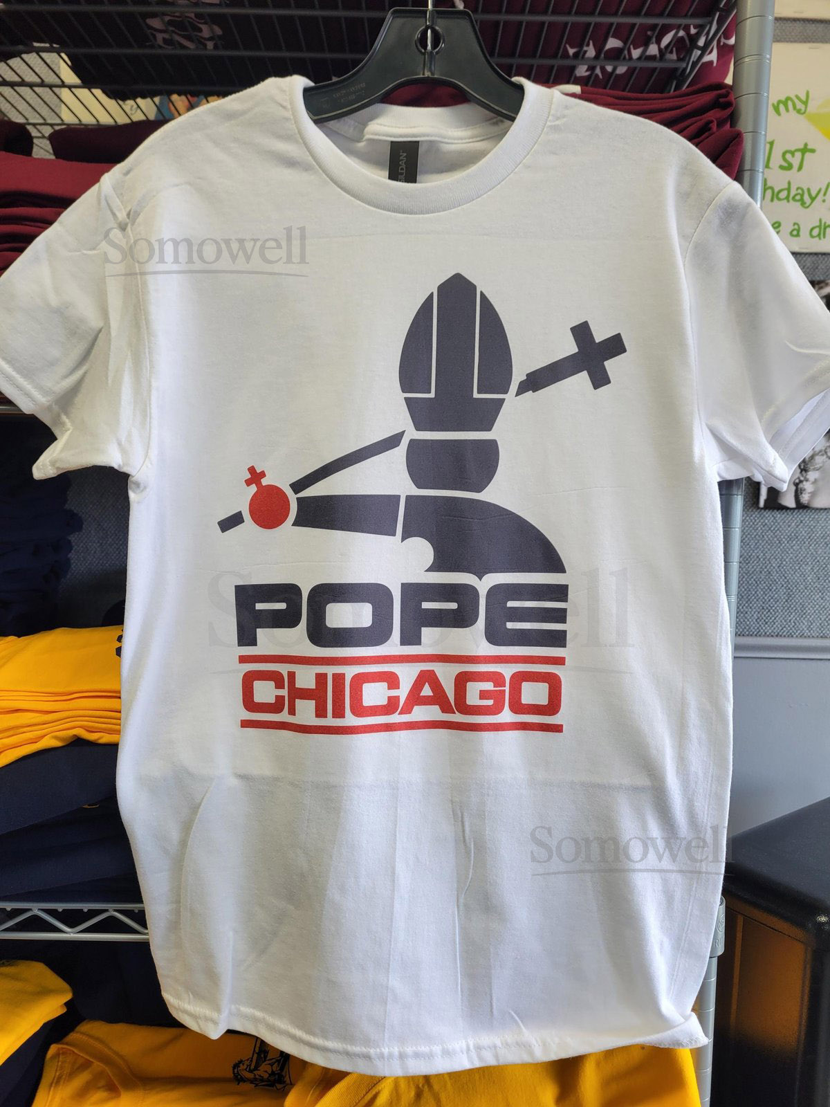 Pope Leo Chicago Sox T- Shirt_78