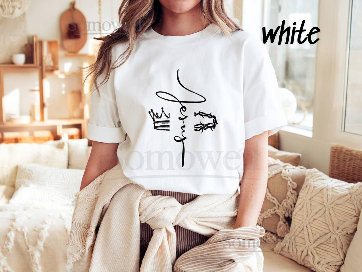 Christian Unisex Softstyle T-Shirt Jesus King Shirt Religious Tee Christian Apparel Faith Top_83