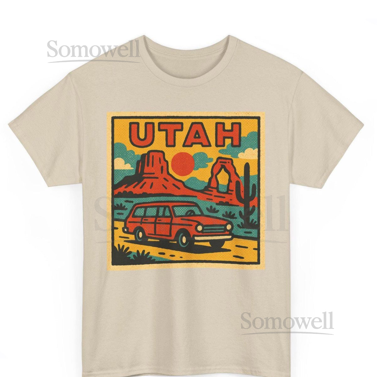Utah Retro Comic T-Shirt Vintage National Park Graphic Tee_632
