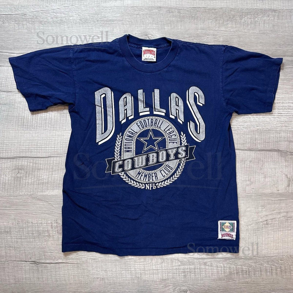 Vintage Dallas Cowboys T-Shirt Youth Large Single Stitch_558